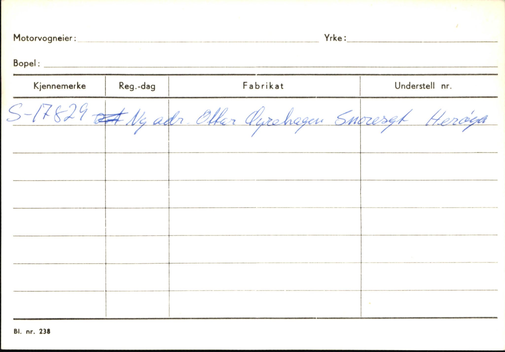 Statens vegvesen, Sogn og Fjordane vegkontor, AV/SAB-A-5301/4/F/L0146: Registerkort Årdal R-Å samt diverse kort, 1945-1975, s. 1759