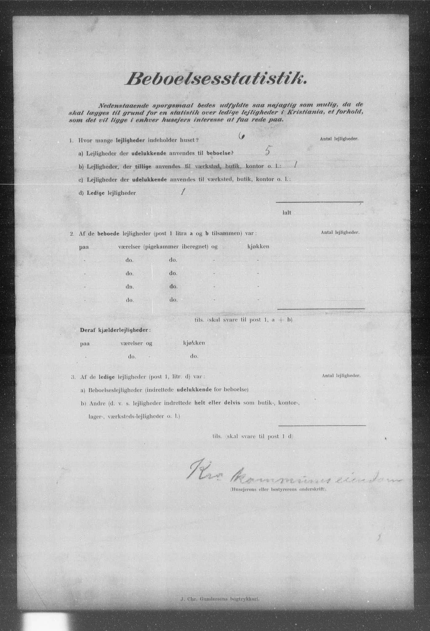 OBA, Kommunal folketelling 31.12.1902 for Kristiania kjøpstad, 1902, s. 23906