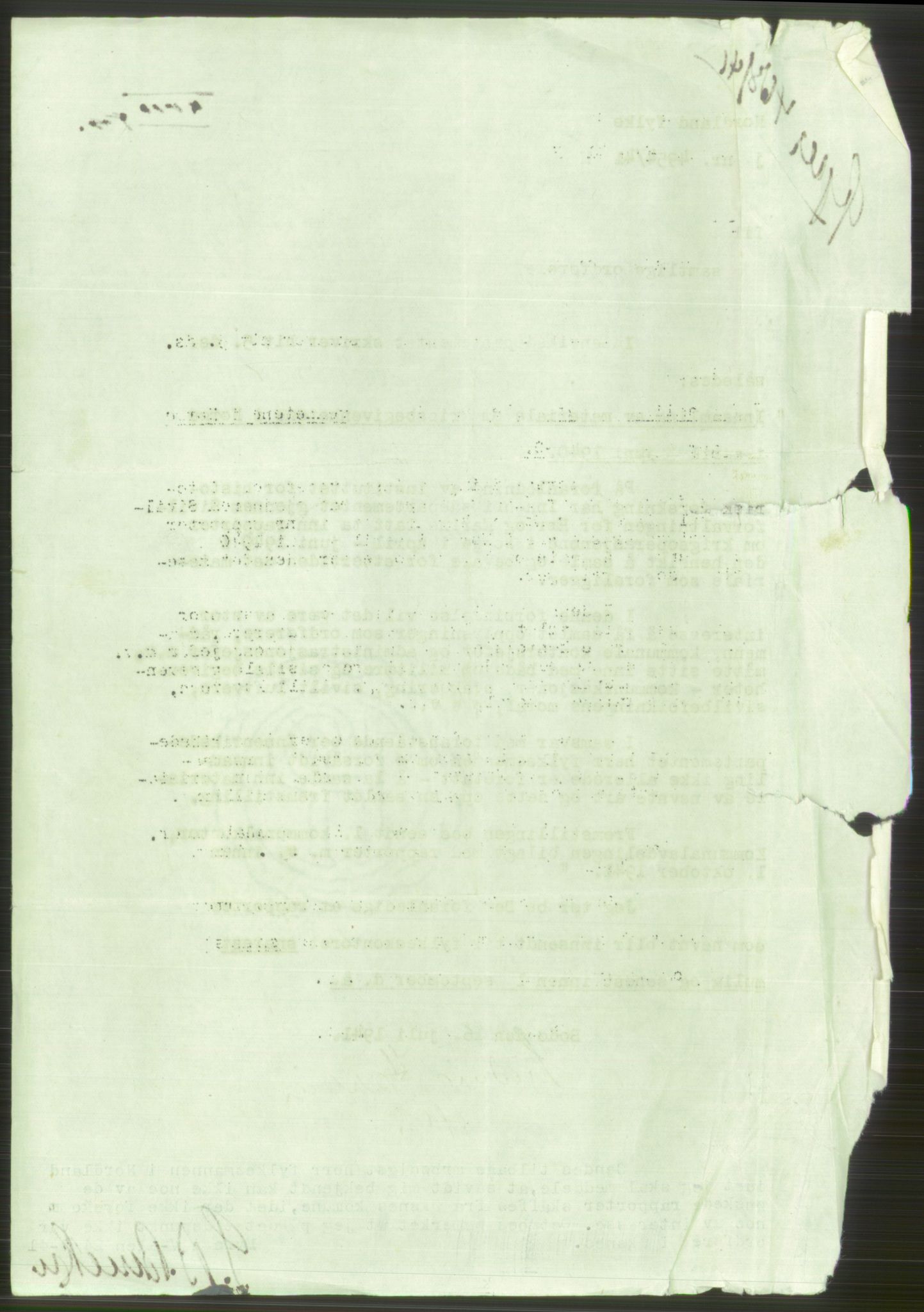 Forsvaret, Forsvarets krigshistoriske avdeling, AV/RA-RAFA-2017/Y/Ya/L0017: II-C-11-31 - Fylkesmenn.  Rapporter om krigsbegivenhetene 1940., 1940, s. 13