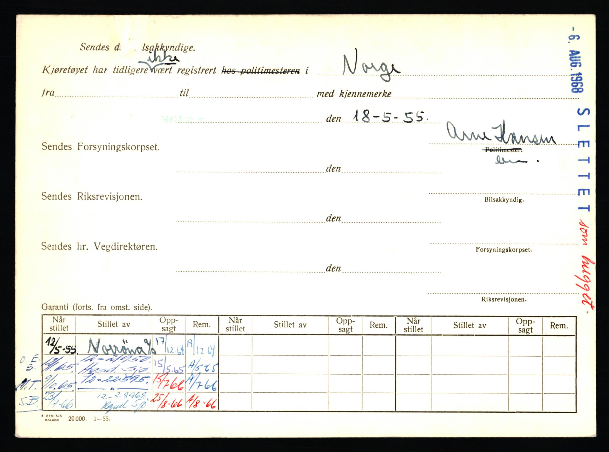 Stavanger trafikkstasjon, AV/SAST-A-101942/0/F/L0010: L-3350 - L-3699, 1930-1971, s. 2
