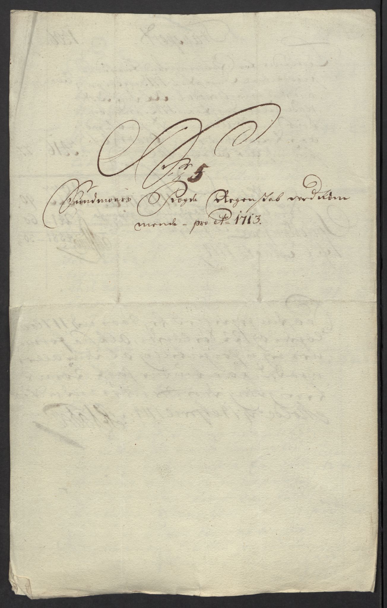 Rentekammeret inntil 1814, Reviderte regnskaper, Fogderegnskap, RA/EA-4092/R54/L3565: Fogderegnskap Sunnmøre, 1712-1713, s. 436
