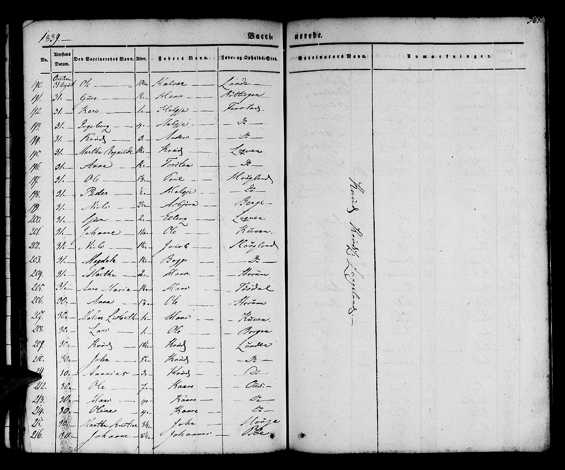 Os sokneprestembete, AV/SAB-A-99929: Ministerialbok nr. A 15, 1839-1851, s. 365