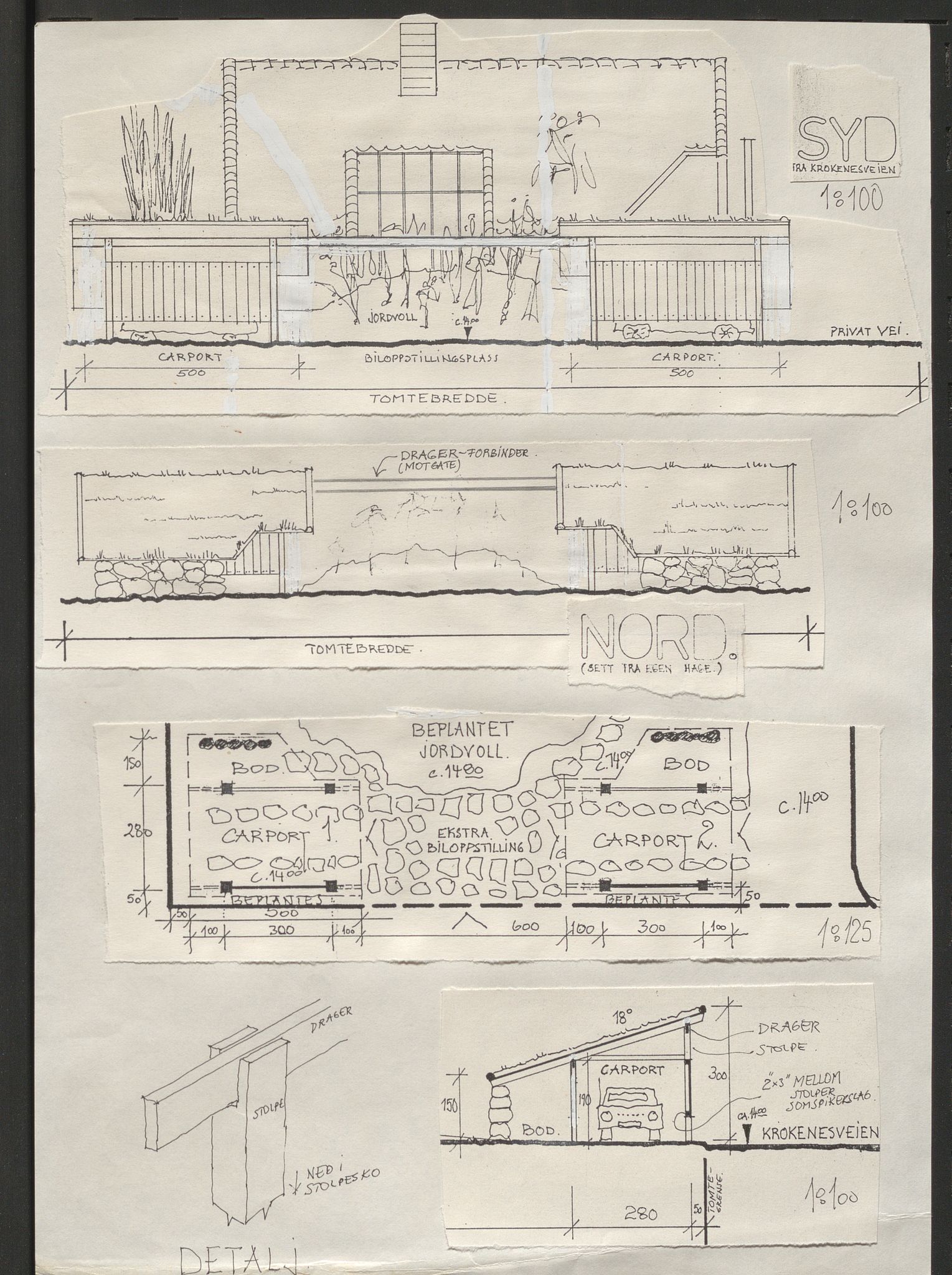 Pa 0858 - Harald N. Røstvik, AV/SAST-A-102660/E/Ea/L0010: Architecture by Røstvik 1980-1986 , 1980-1986