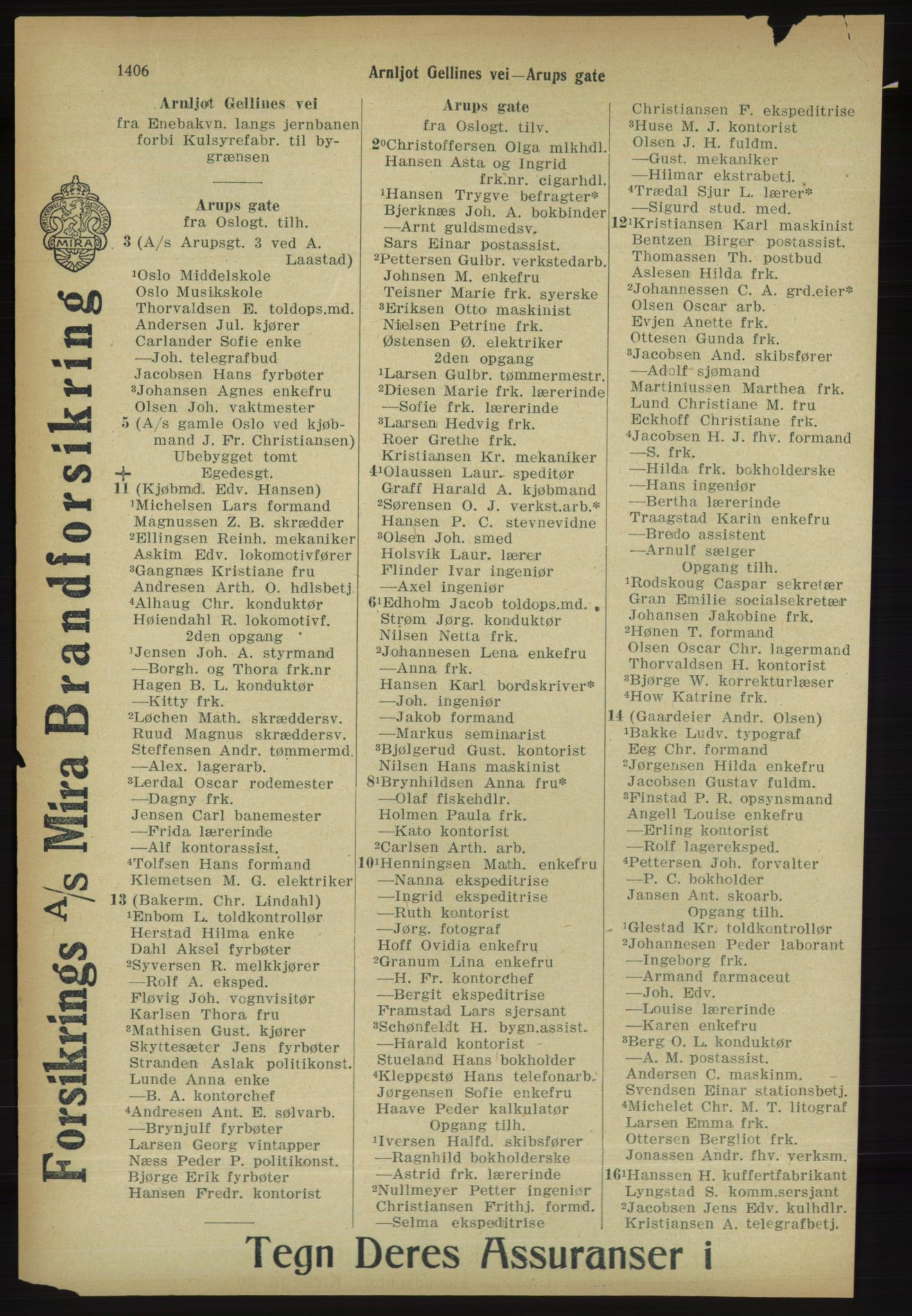 Kristiania/Oslo adressebok, PUBL/-, 1918, s. 1559