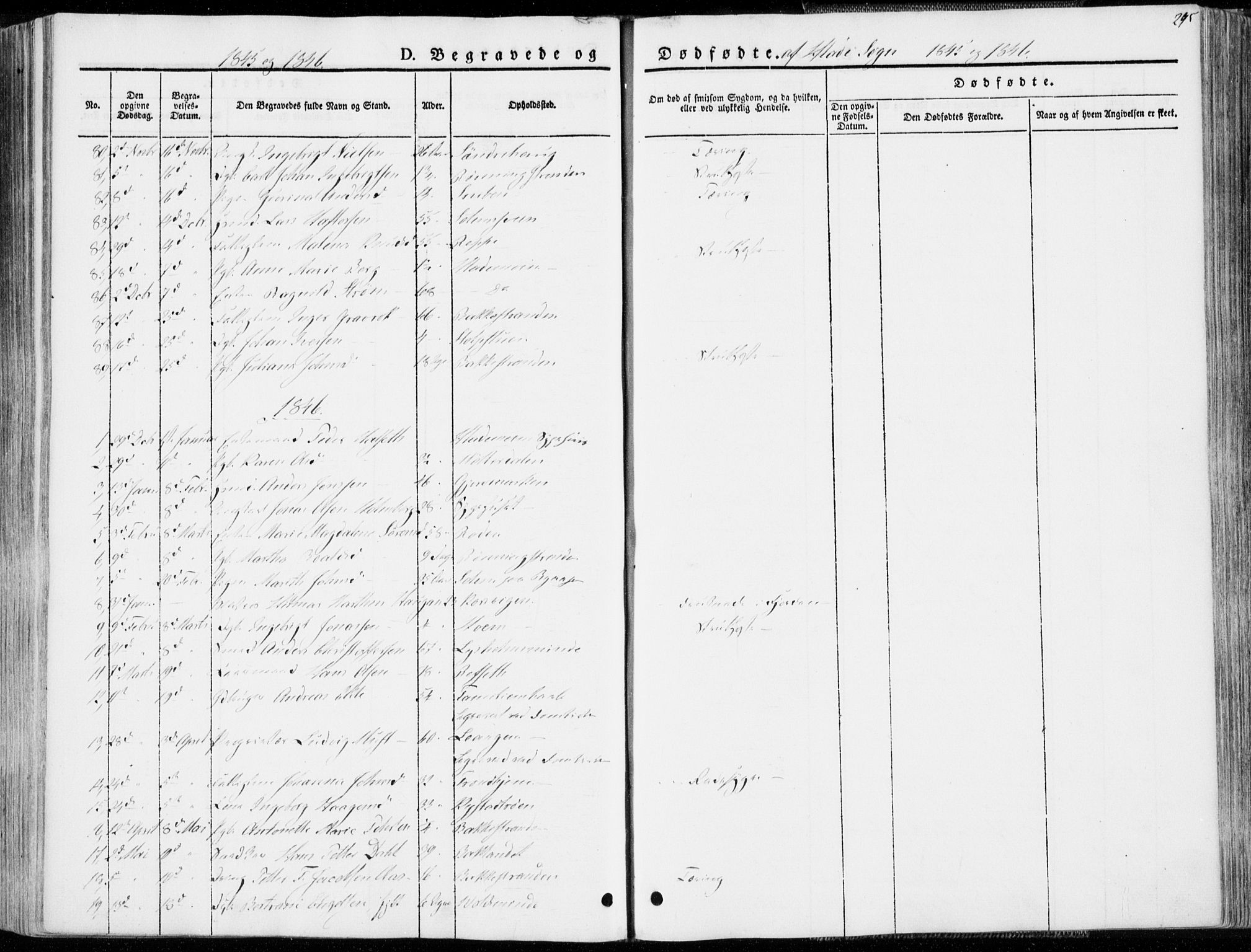 Ministerialprotokoller, klokkerbøker og fødselsregistre - Sør-Trøndelag, AV/SAT-A-1456/606/L0290: Ministerialbok nr. 606A05, 1841-1847, s. 295