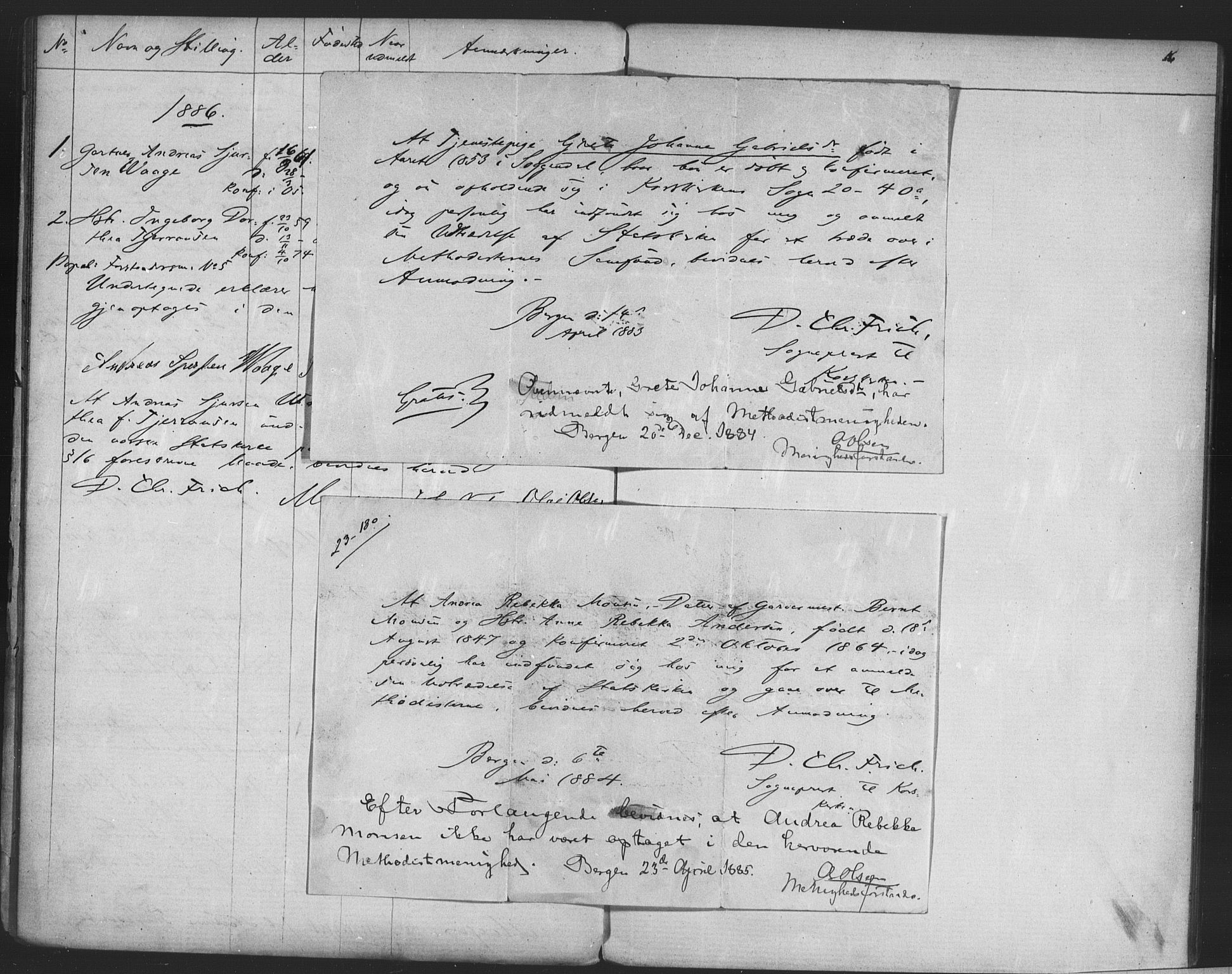 Korskirken sokneprestembete, AV/SAB-A-76101/H/Haa/L0051: Ministerialbok nr. G 1, 1871-1886, s. 16