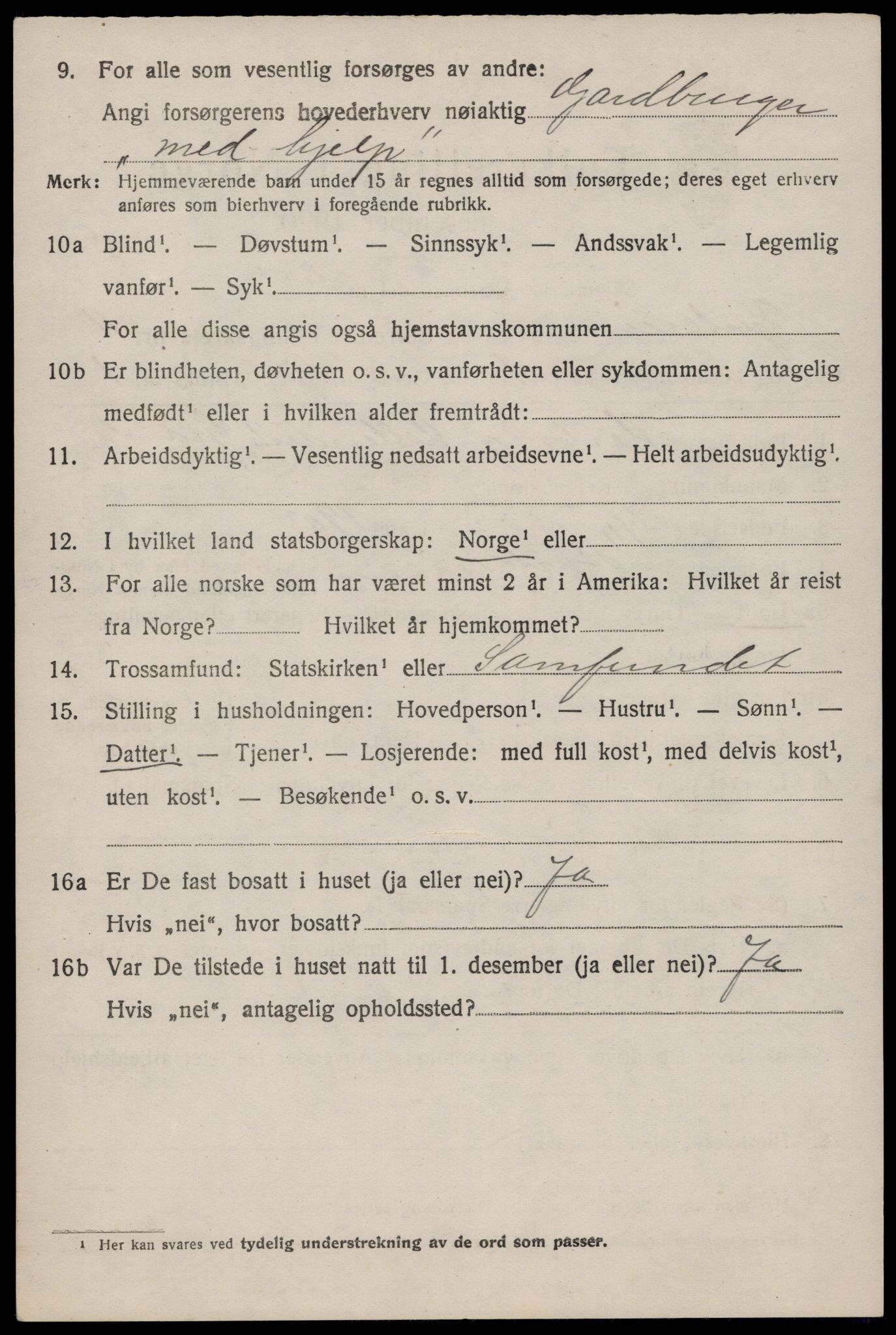 SAST, Folketelling 1920 for 1114 Bjerkreim herred, 1920, s. 3413