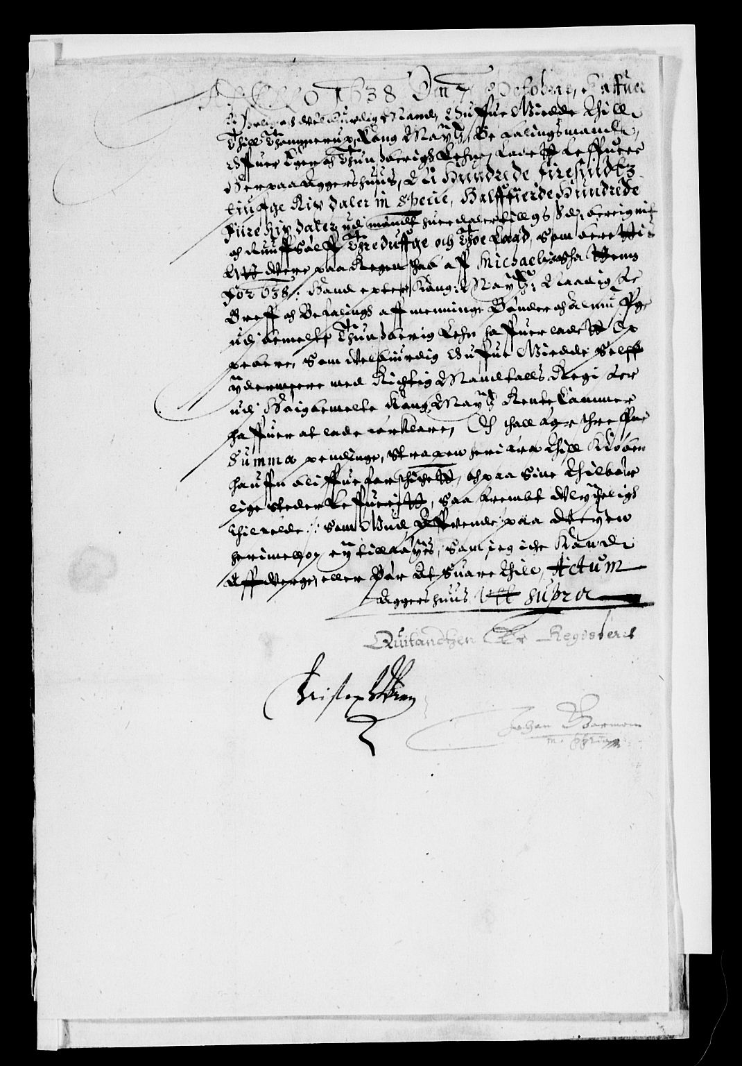 Rentekammeret inntil 1814, Reviderte regnskaper, Lensregnskaper, AV/RA-EA-5023/R/Rb/Rbo/L0018: Tønsberg len, 1638-1639