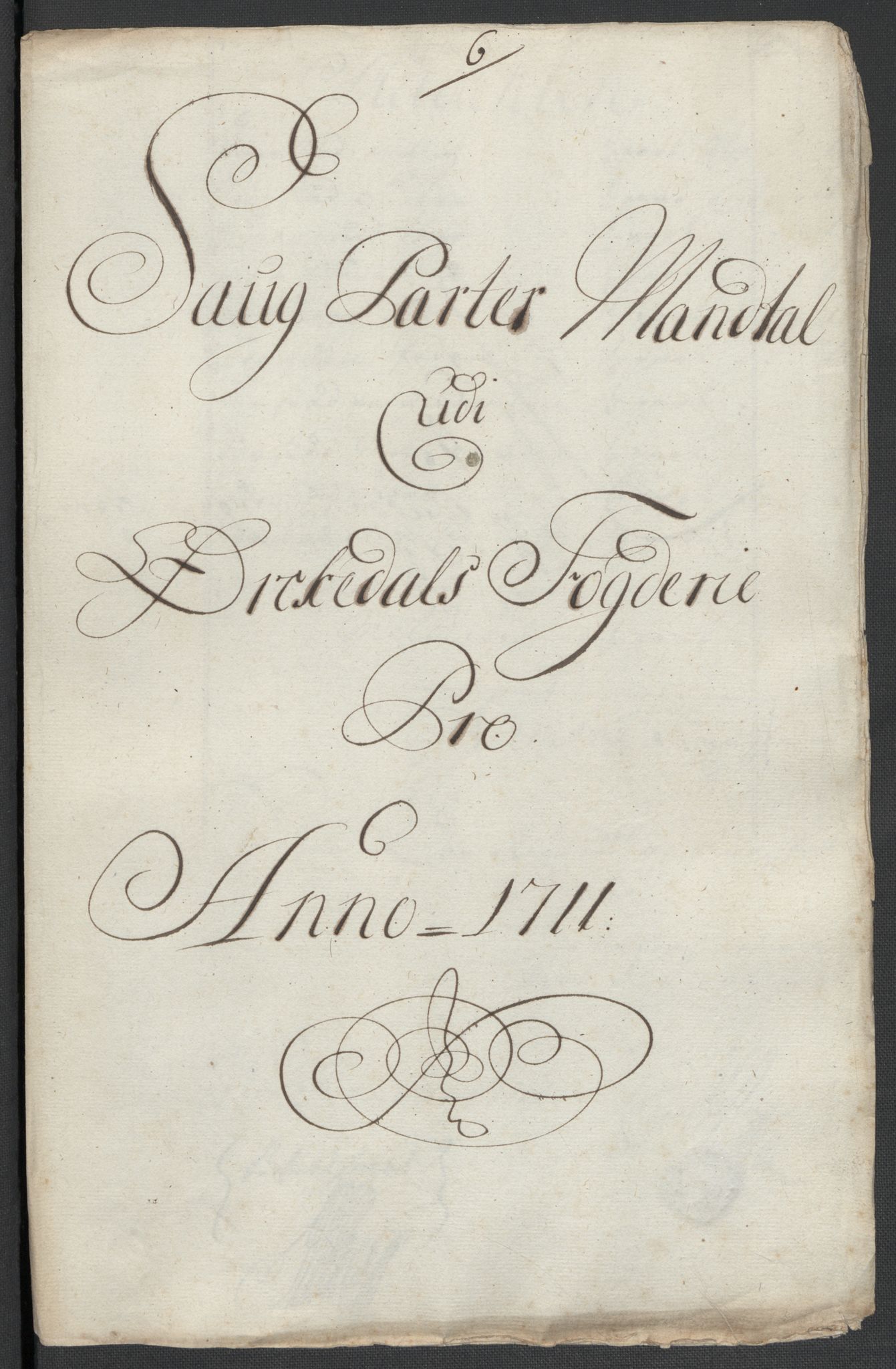 Rentekammeret inntil 1814, Reviderte regnskaper, Fogderegnskap, RA/EA-4092/R60/L3961: Fogderegnskap Orkdal og Gauldal, 1711, s. 124