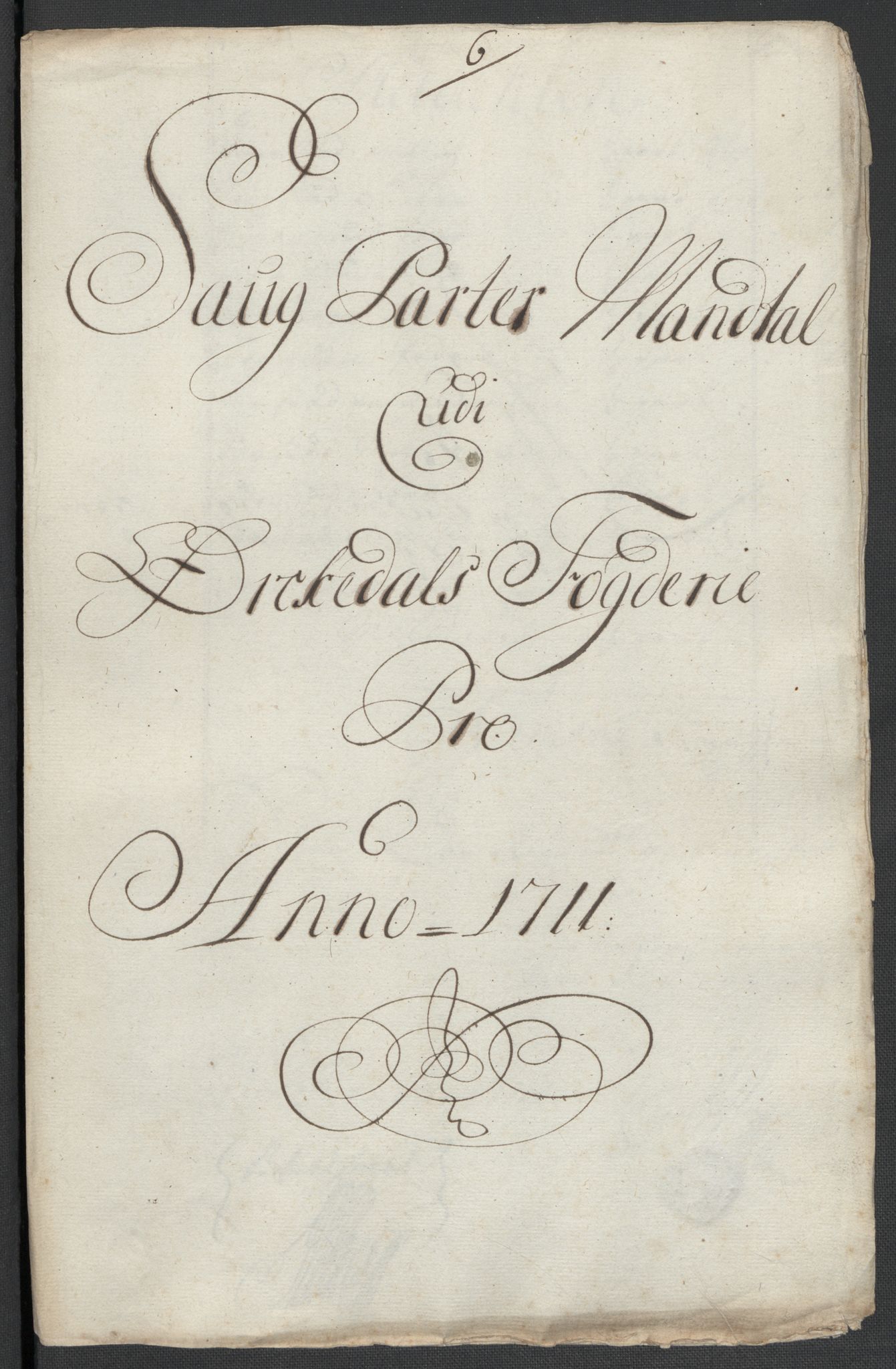 Rentekammeret inntil 1814, Reviderte regnskaper, Fogderegnskap, AV/RA-EA-4092/R60/L3961: Fogderegnskap Orkdal og Gauldal, 1711, s. 124