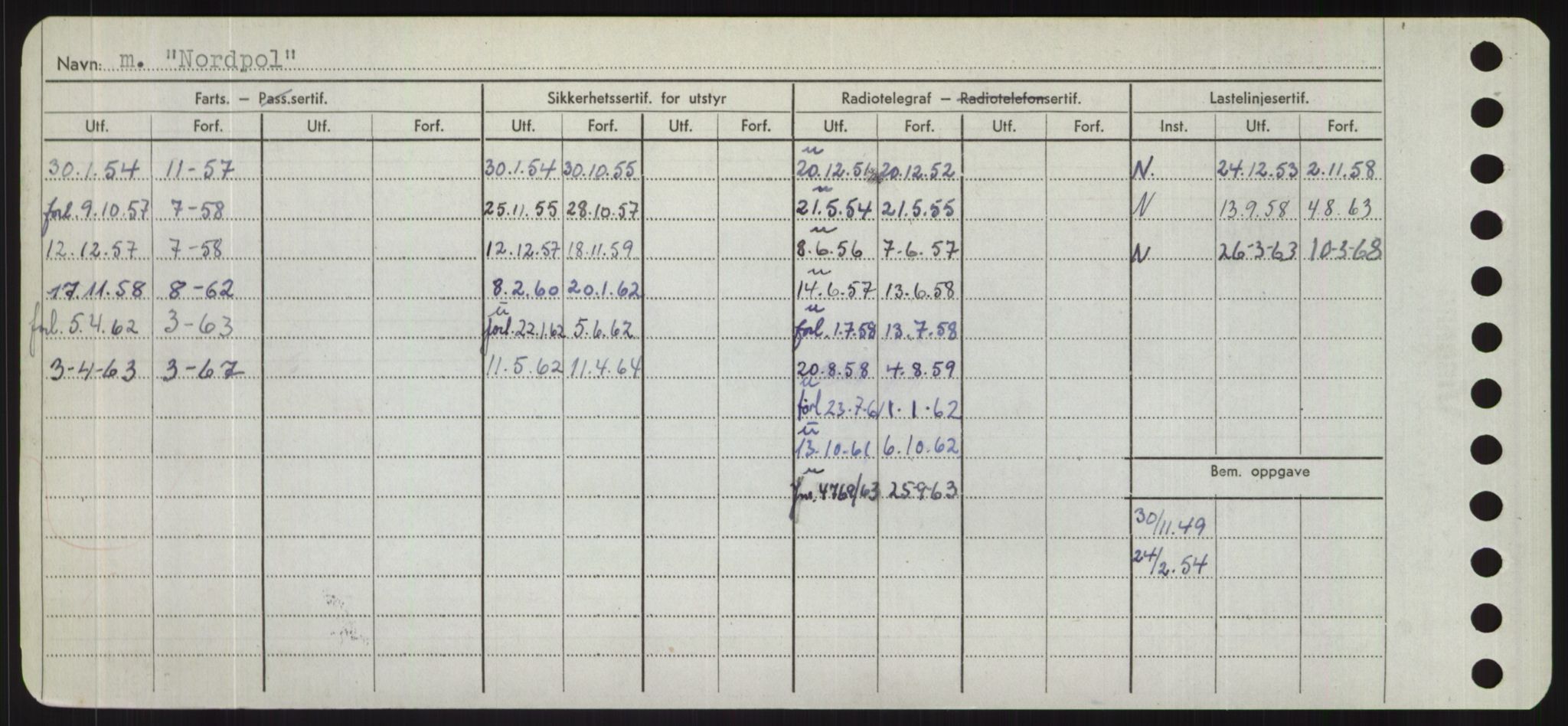 Sjøfartsdirektoratet med forløpere, Skipsmålingen, RA/S-1627/H/Hd/L0026: Fartøy, N-Norhol, s. 542