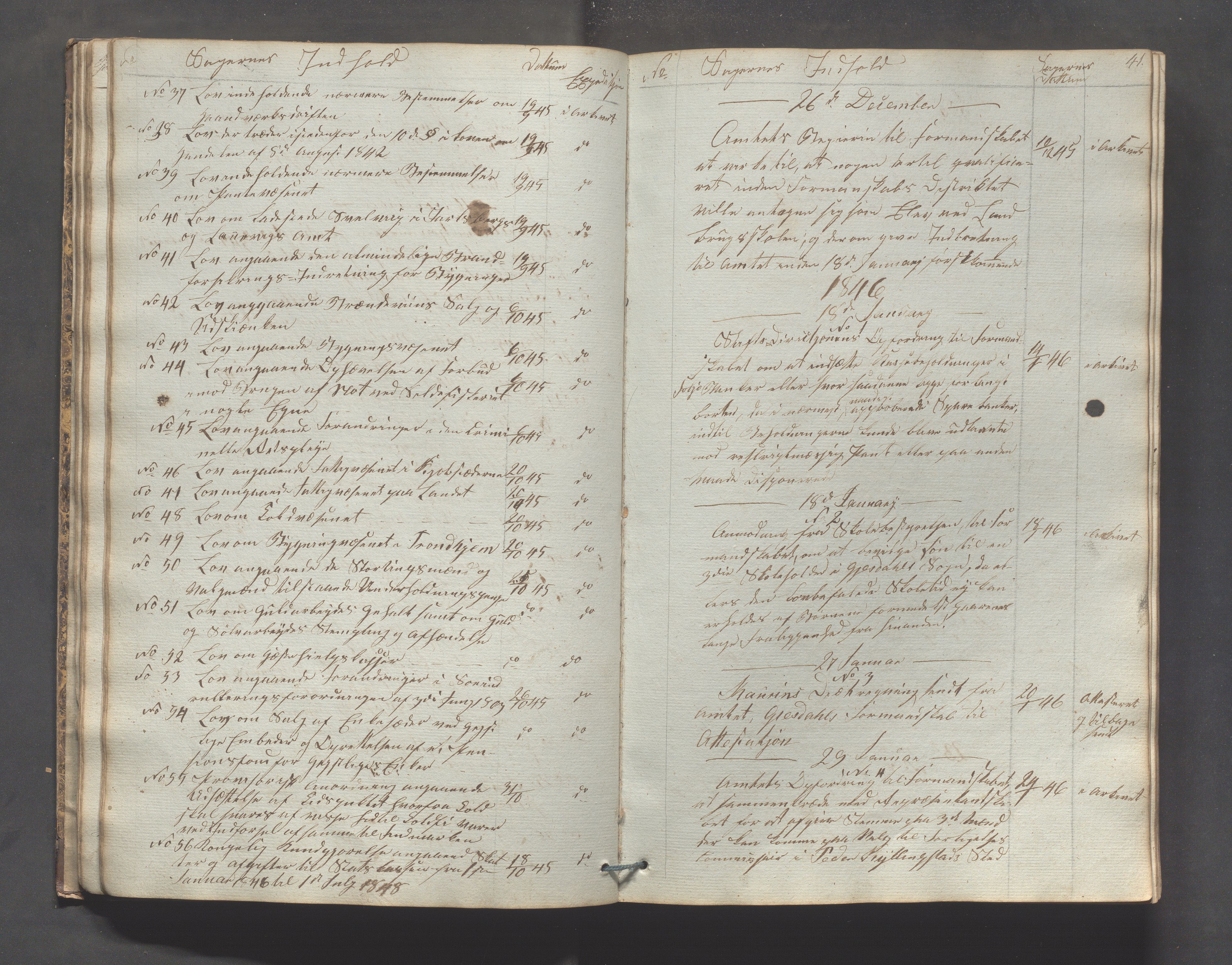 Gjesdal kommune - Formannskapet, IKAR/K-101383/C/Ca/L0001: Brevjournal, 1837-1880, s. 41