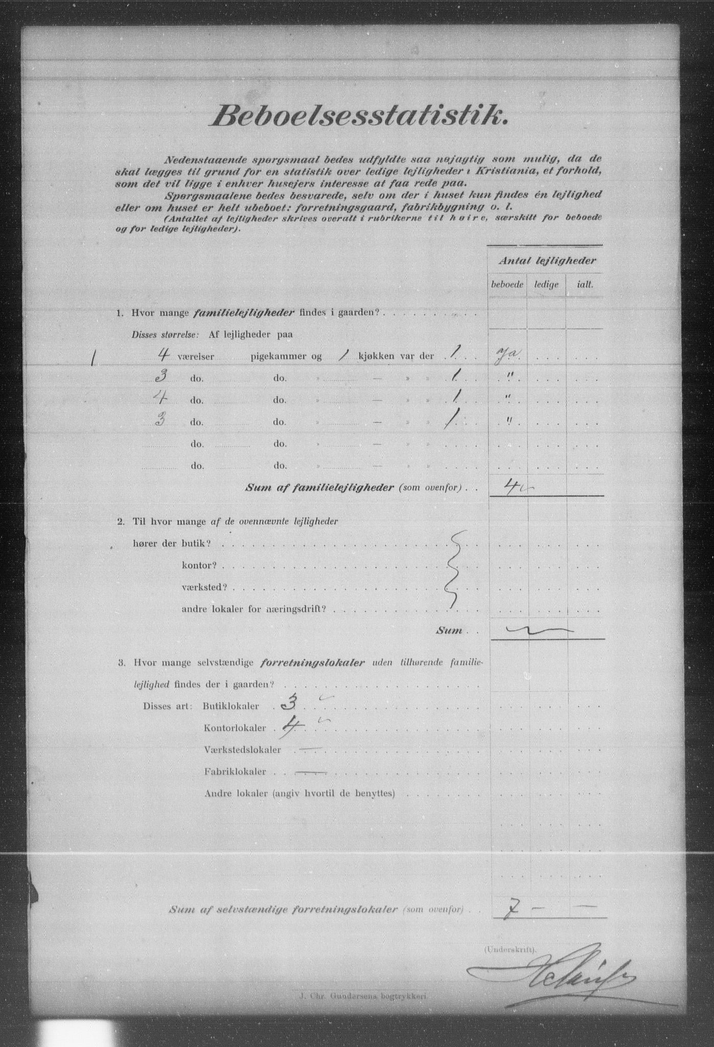 OBA, Kommunal folketelling 31.12.1903 for Kristiania kjøpstad, 1903, s. 9557