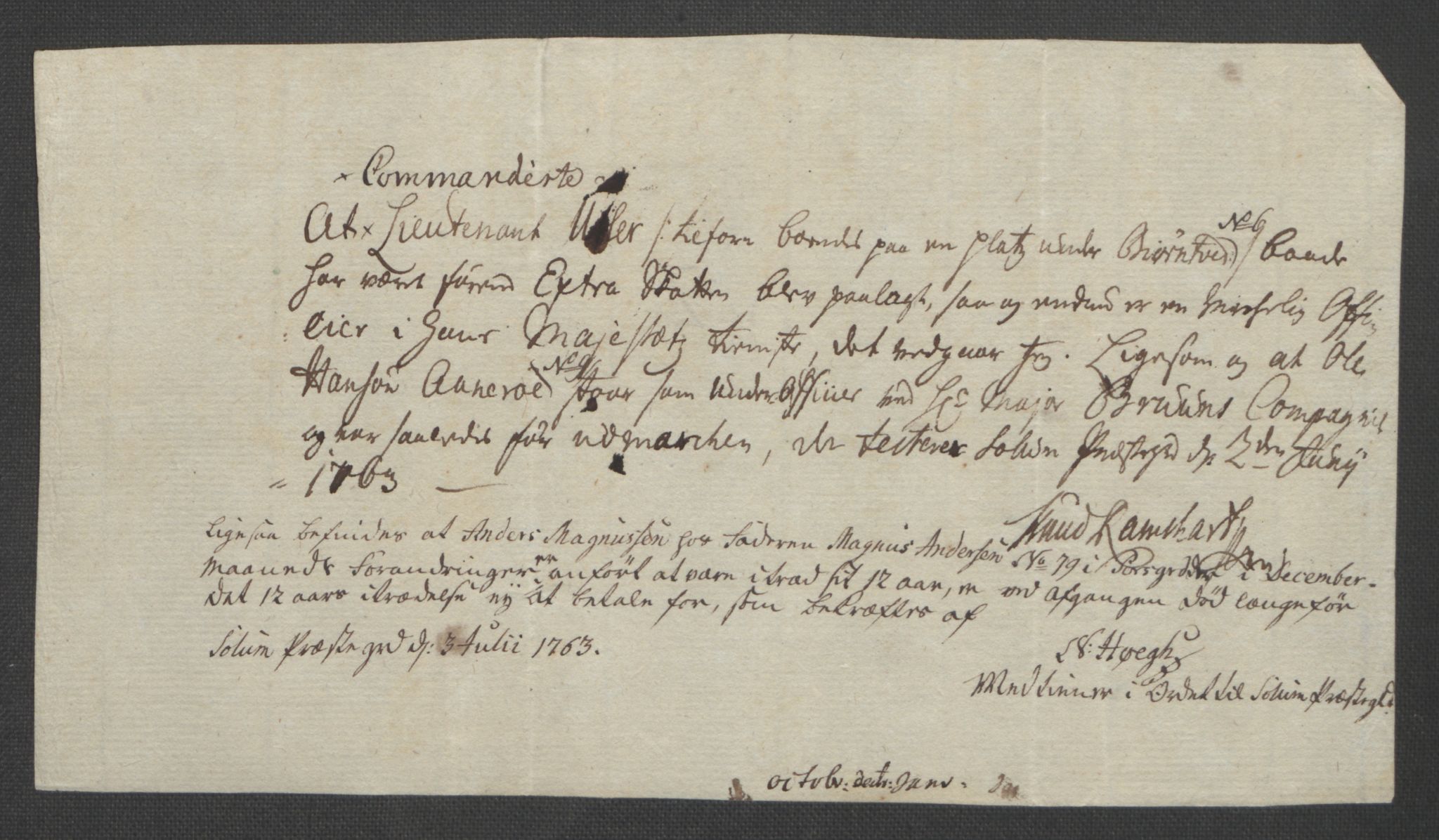 Rentekammeret inntil 1814, Reviderte regnskaper, Fogderegnskap, AV/RA-EA-4092/R37/L2239: Ekstraskatten Nedre Telemark og Bamble, 1762-1763, s. 375