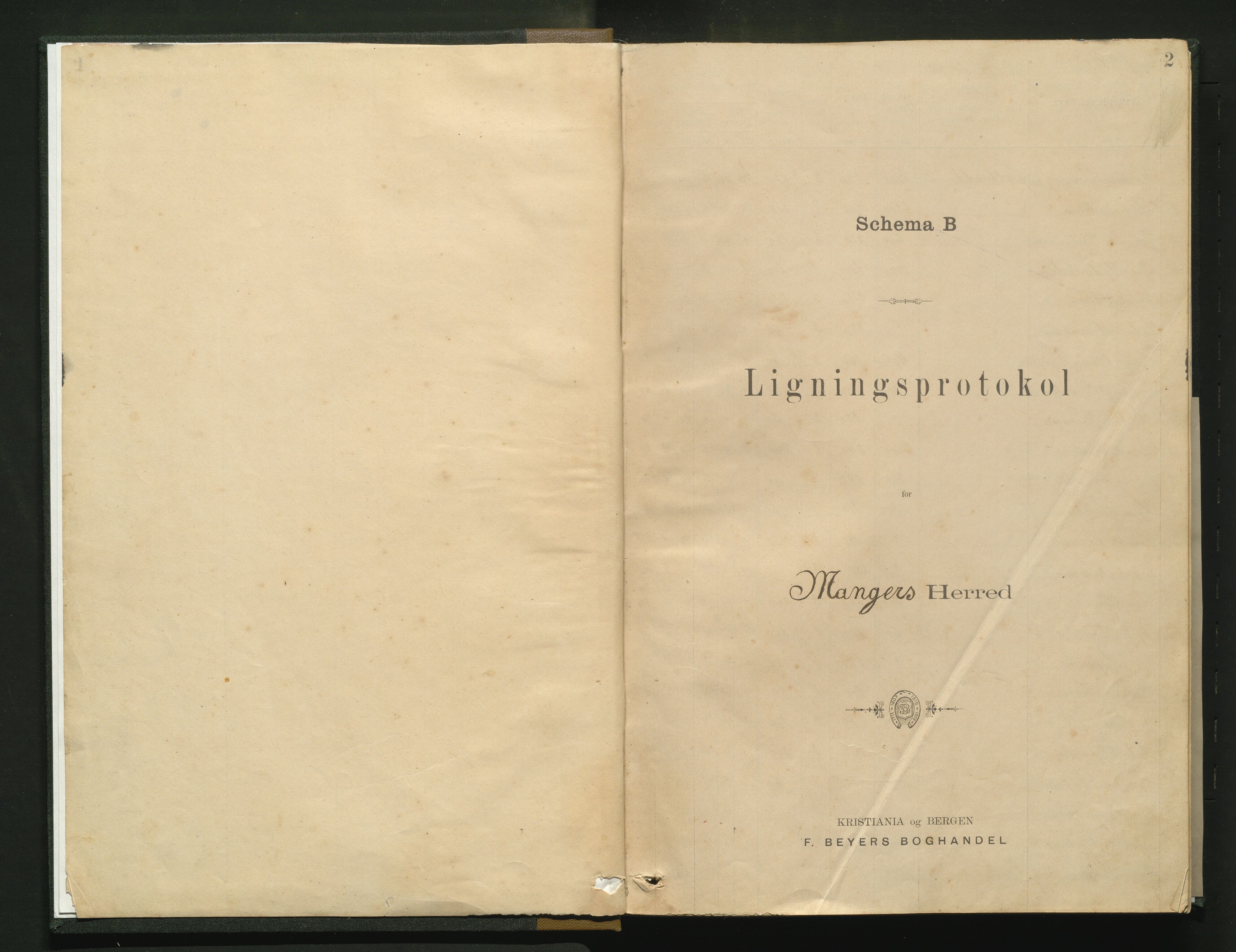 Manger kommune. Likningsnemnda, IKAH/1261-142/F/Fa/L0002: Likningsprotokoll for kyrkje- og kommuneskatt, 1890-1895