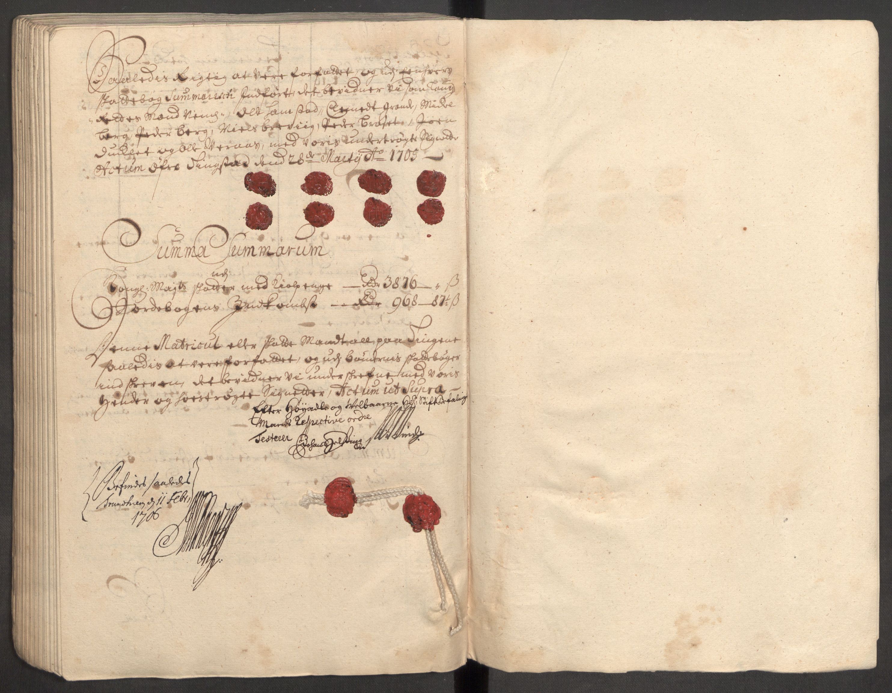 Rentekammeret inntil 1814, Reviderte regnskaper, Fogderegnskap, AV/RA-EA-4092/R63/L4314: Fogderegnskap Inderøy, 1705, s. 117