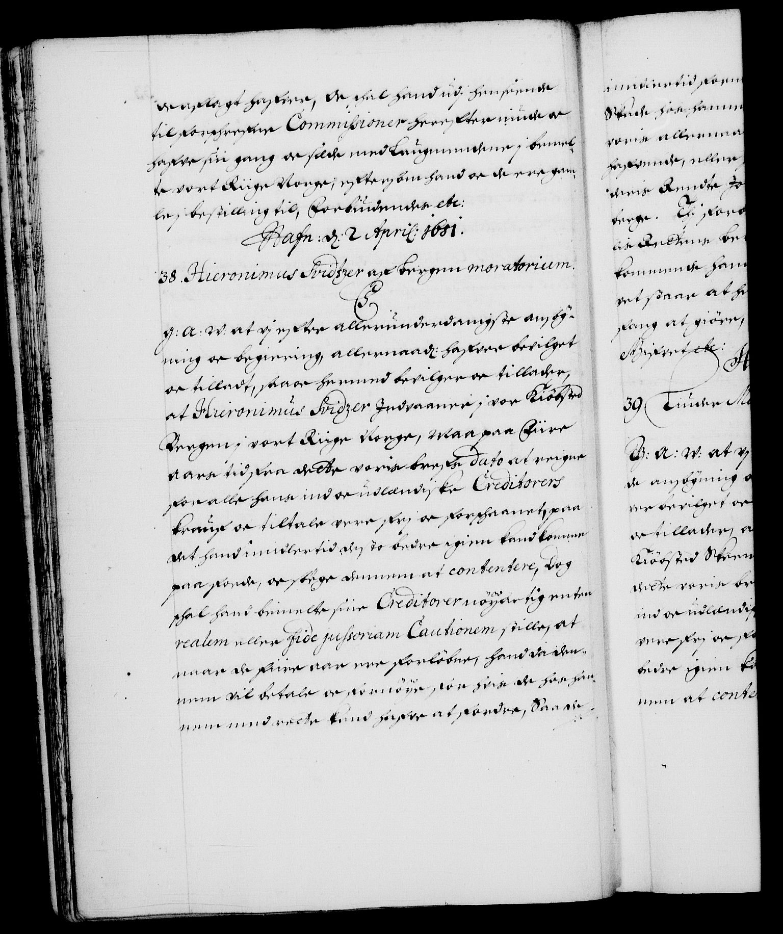 Danske Kanselli 1572-1799, AV/RA-EA-3023/F/Fc/Fca/Fcaa/L0013: Norske registre (mikrofilm), 1681-1684, s. 33b