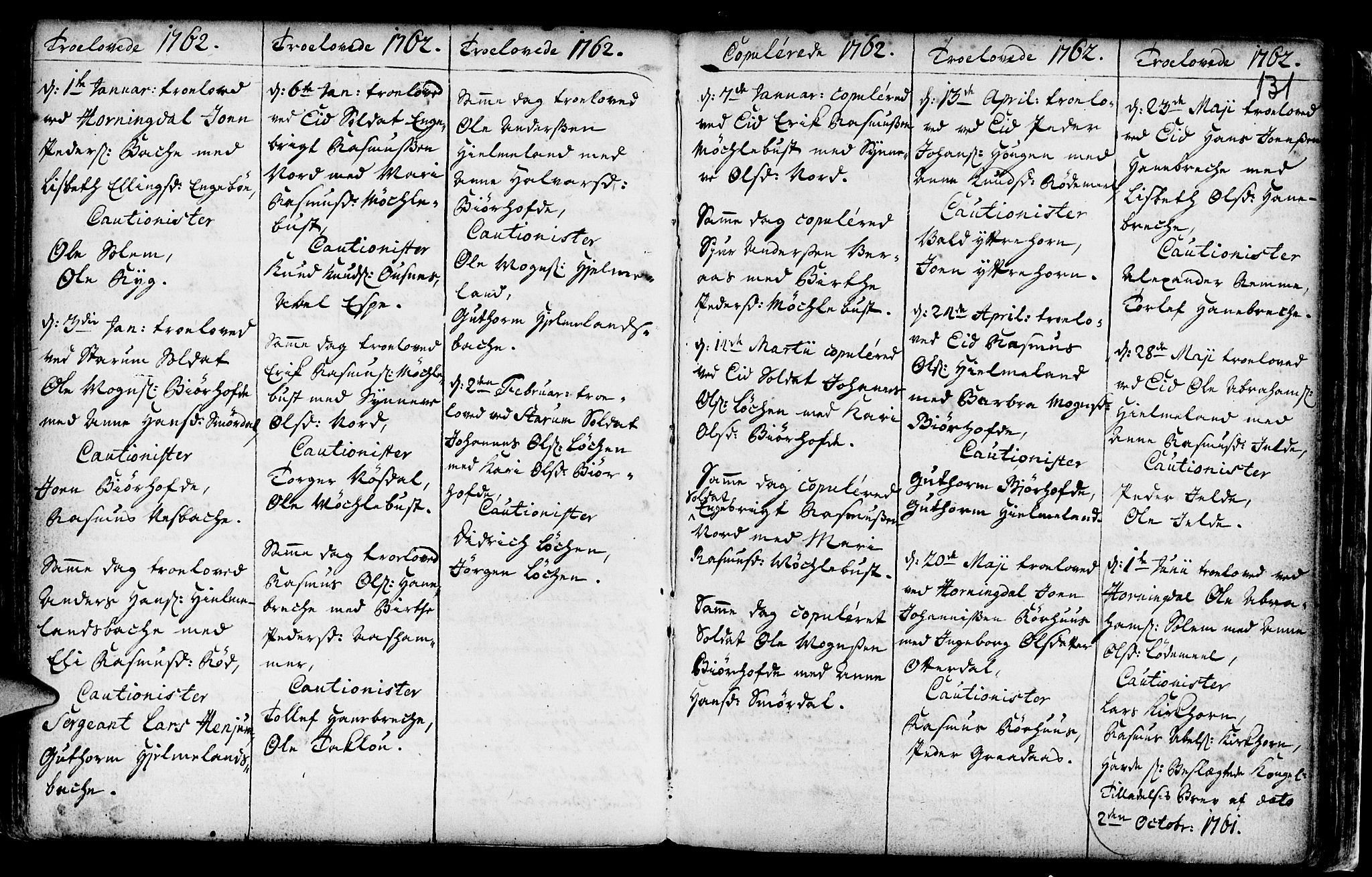 Eid sokneprestembete, AV/SAB-A-82301/H/Haa/Haaa/L0002: Ministerialbok nr. A 2, 1741-1769, s. 131