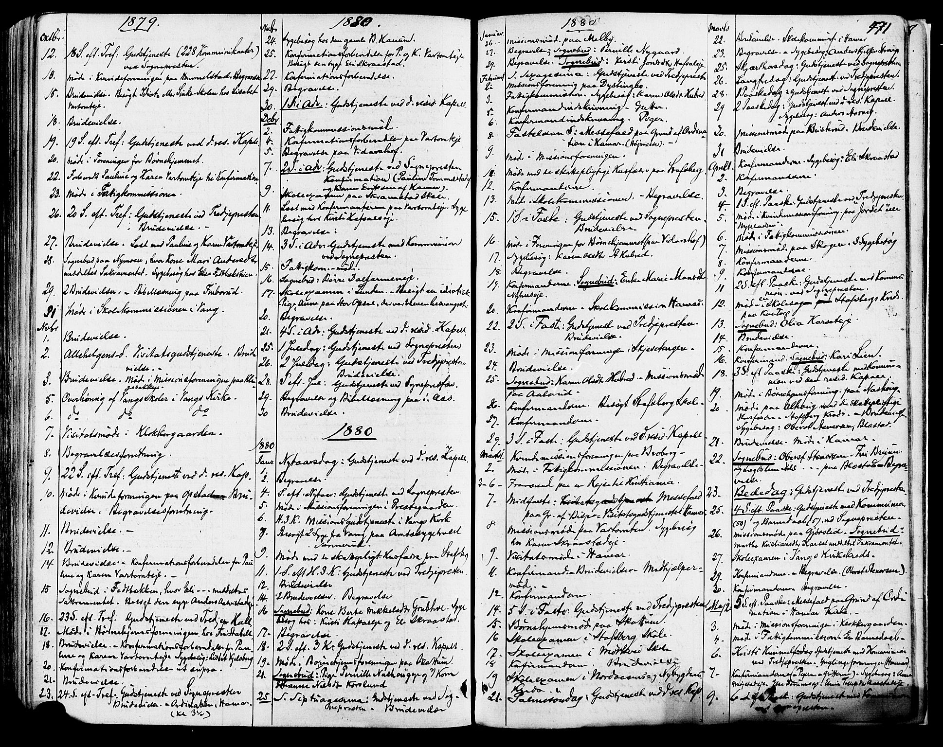 Vang prestekontor, Hedmark, AV/SAH-PREST-008/H/Ha/Haa/L0015: Ministerialbok nr. 15, 1871-1885, s. 471