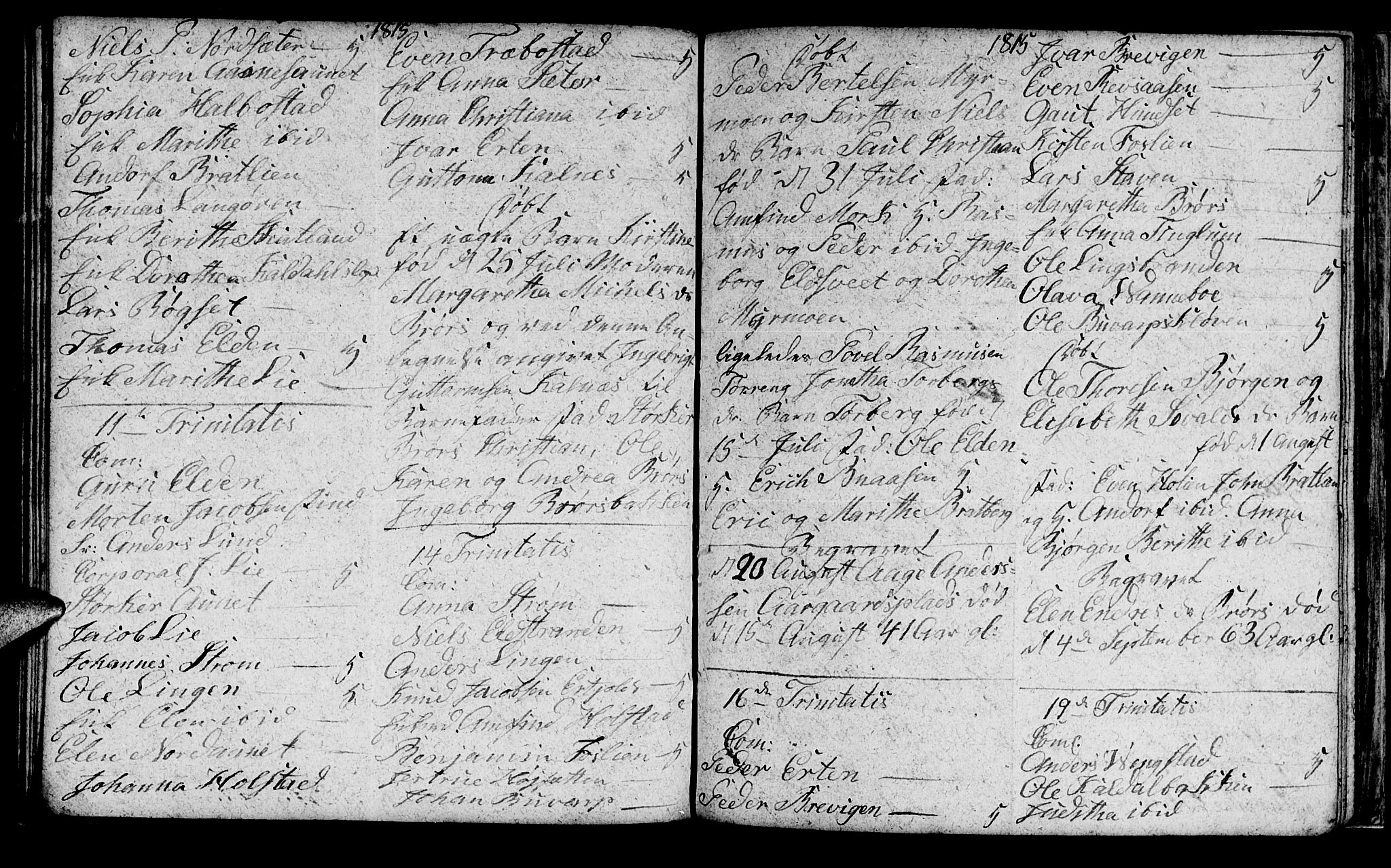 Ministerialprotokoller, klokkerbøker og fødselsregistre - Nord-Trøndelag, AV/SAT-A-1458/742/L0410: Klokkerbok nr. 742C01, 1806-1821