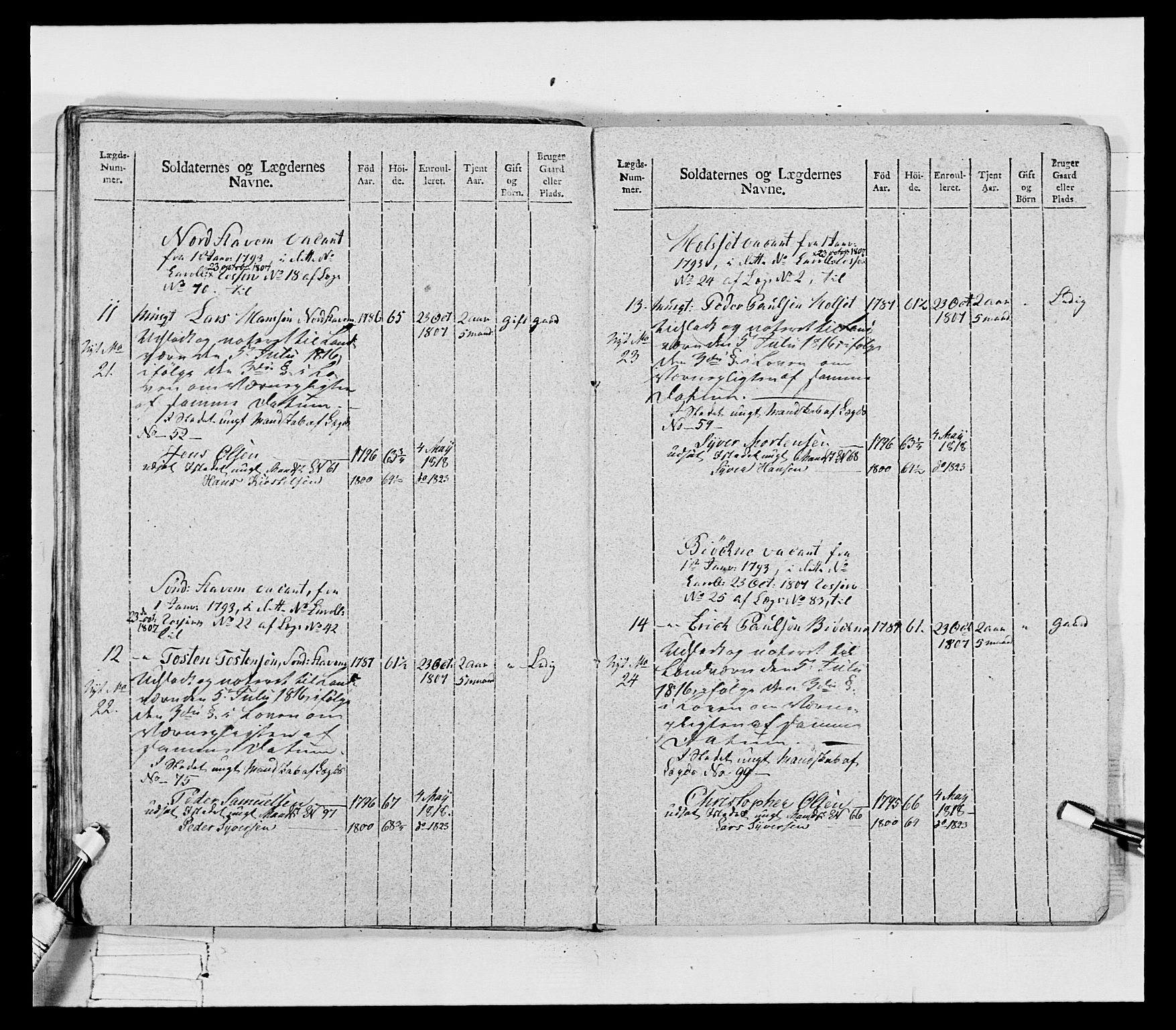 Generalitets- og kommissariatskollegiet, Det kongelige norske kommissariatskollegium, AV/RA-EA-5420/E/Eh/L0069: Opplandske gevorbne infanteriregiment, 1810-1818, s. 274