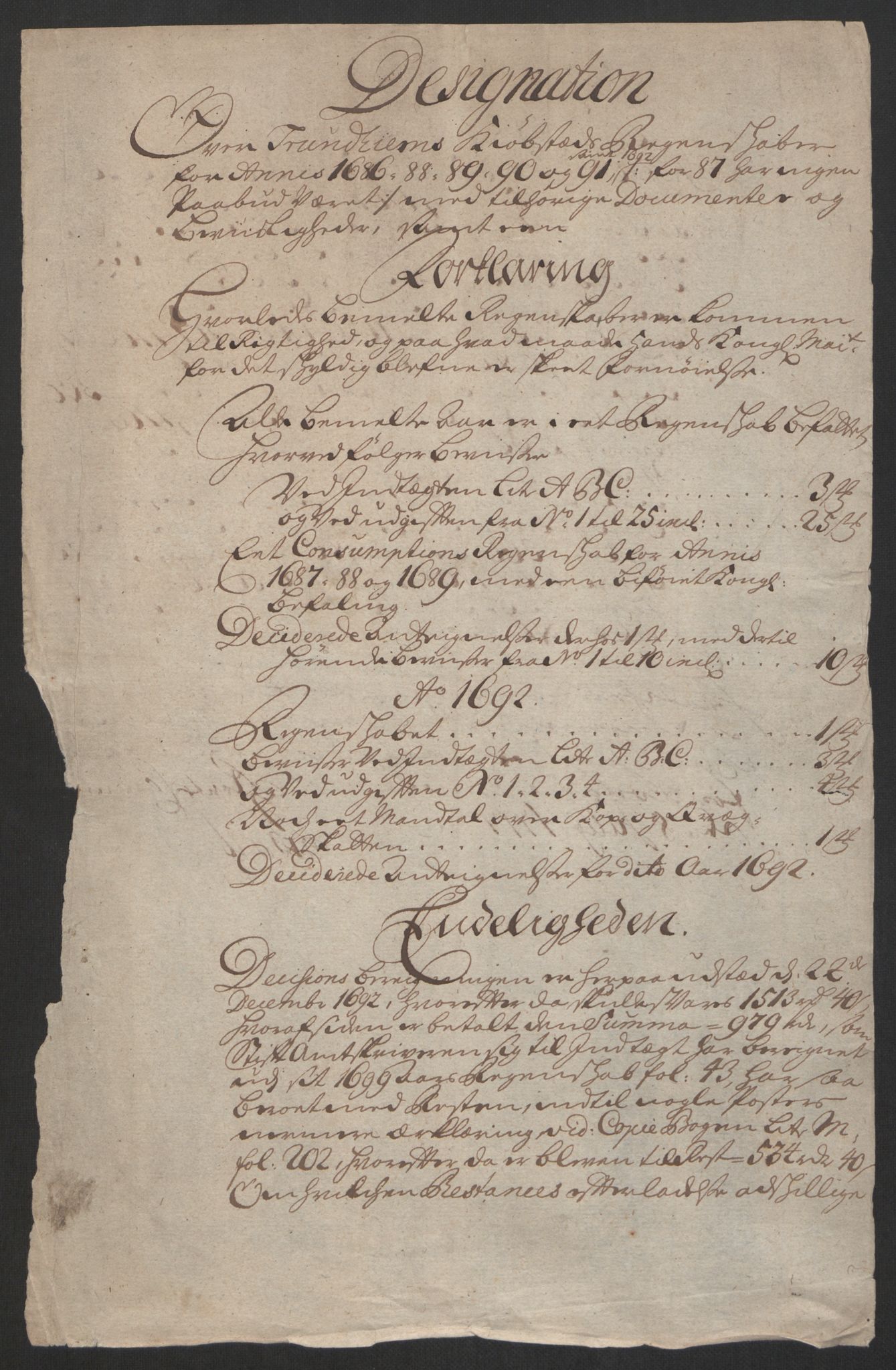 Rentekammeret inntil 1814, Reviderte regnskaper, Byregnskaper, AV/RA-EA-4066/R/Rs/L0505: [S2] Kontribusjonsregnskap, 1686-1691, s. 9