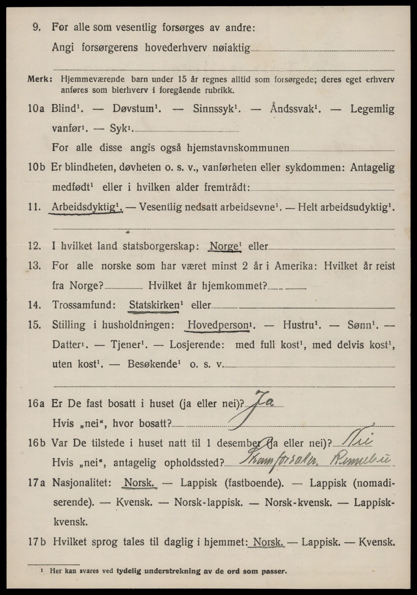 SAT, Folketelling 1920 for 1635 Rennebu herred, 1920, s. 5235