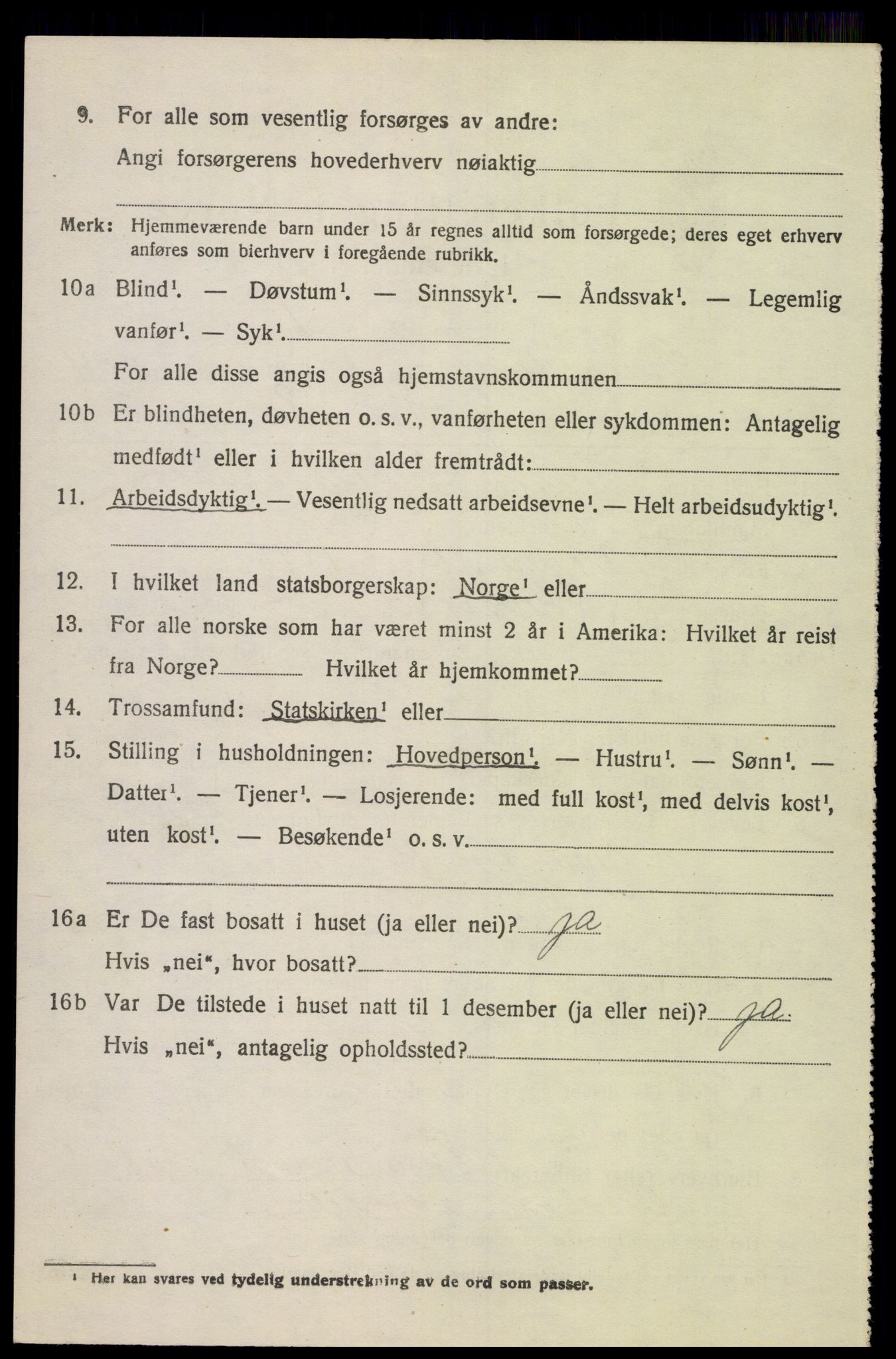 SAK, Folketelling 1920 for 1017 Greipstad herred, 1920, s. 1597
