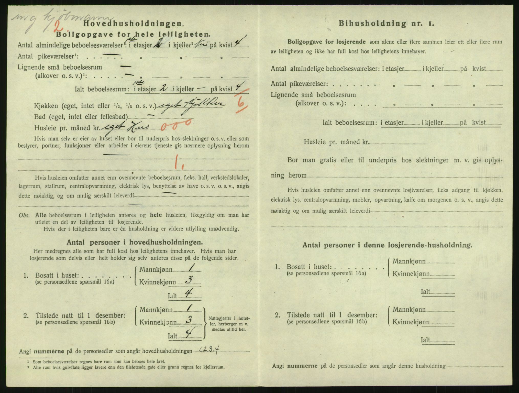 SAK, Folketelling 1920 for 0904 Grimstad kjøpstad, 1920, s. 1800