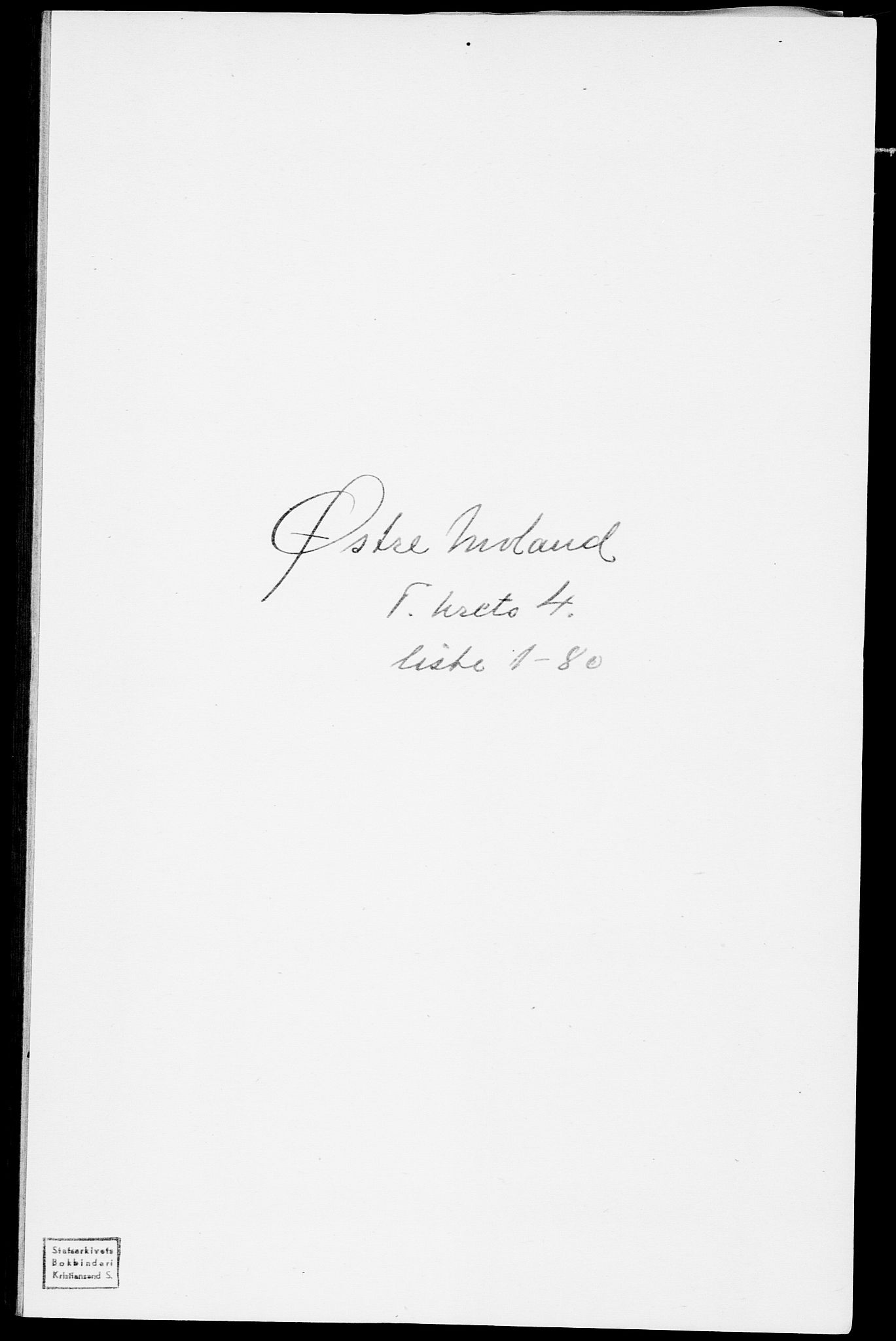 SAK, Folketelling 1875 for 0918P Austre Moland prestegjeld, 1875, s. 1537