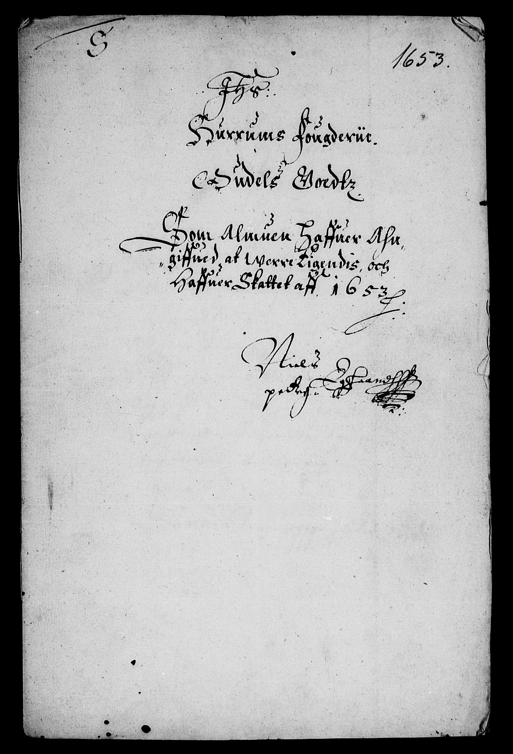 Rentekammeret inntil 1814, Reviderte regnskaper, Lensregnskaper, RA/EA-5023/R/Rb/Rba/L0217: Akershus len, 1653-1654