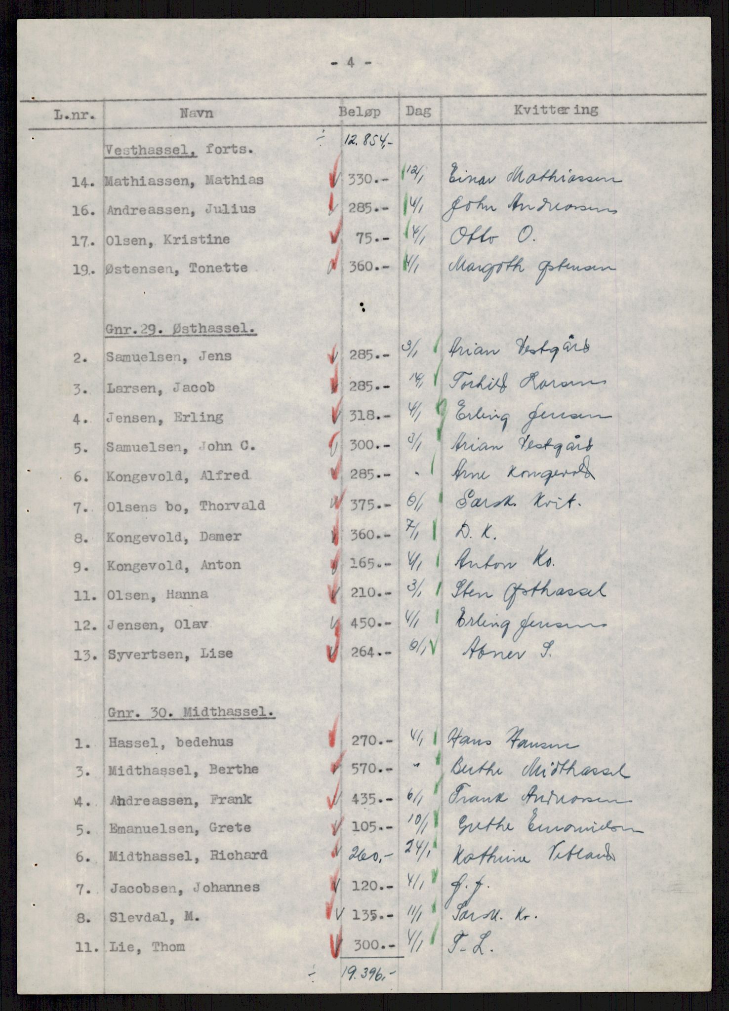 Forsvarsdepartementet, 10. kontor / Oppgjørskontoret, RA/RAFA-1225/D/Db/L0178: Lista oppgjørskontor, 1941-1947, s. 1790