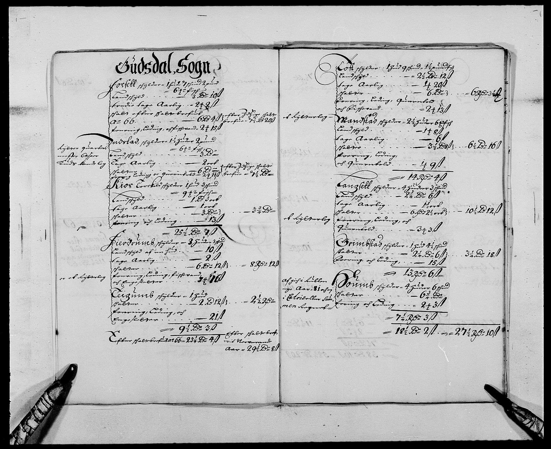 Rentekammeret inntil 1814, Reviderte regnskaper, Fogderegnskap, RA/EA-4092/R17/L1161: Fogderegnskap Gudbrandsdal, 1682-1689, s. 285