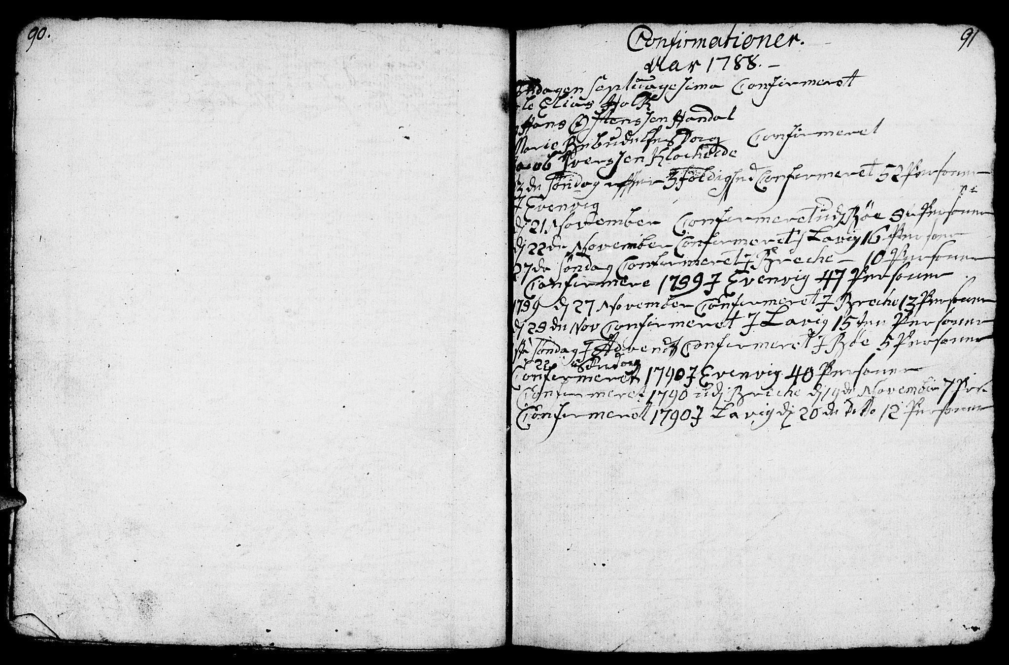 Gulen sokneprestembete, SAB/A-80201/H/Hab: Klokkerbok nr. A 1, 1786-1791, s. 109