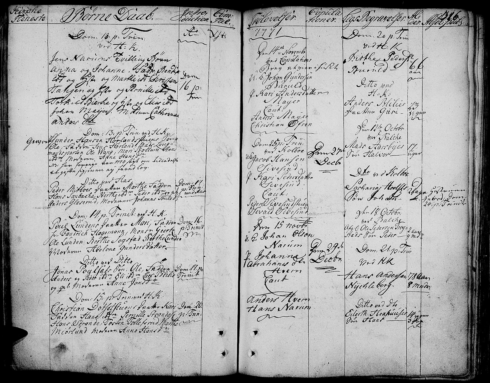 Toten prestekontor, AV/SAH-PREST-102/H/Ha/Haa/L0005: Ministerialbok nr. 5, 1761-1772, s. 316