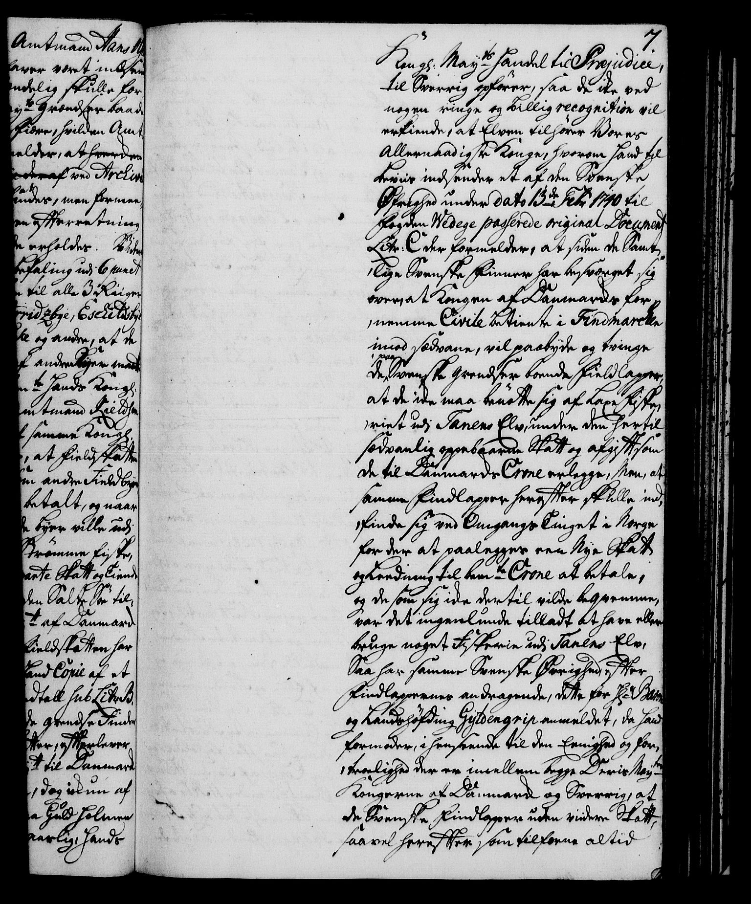 Rentekammeret, Kammerkanselliet, RA/EA-3111/G/Gh/Gha/L0024: Norsk ekstraktmemorialprotokoll (merket RK 53.69), 1742-1743, s. 7