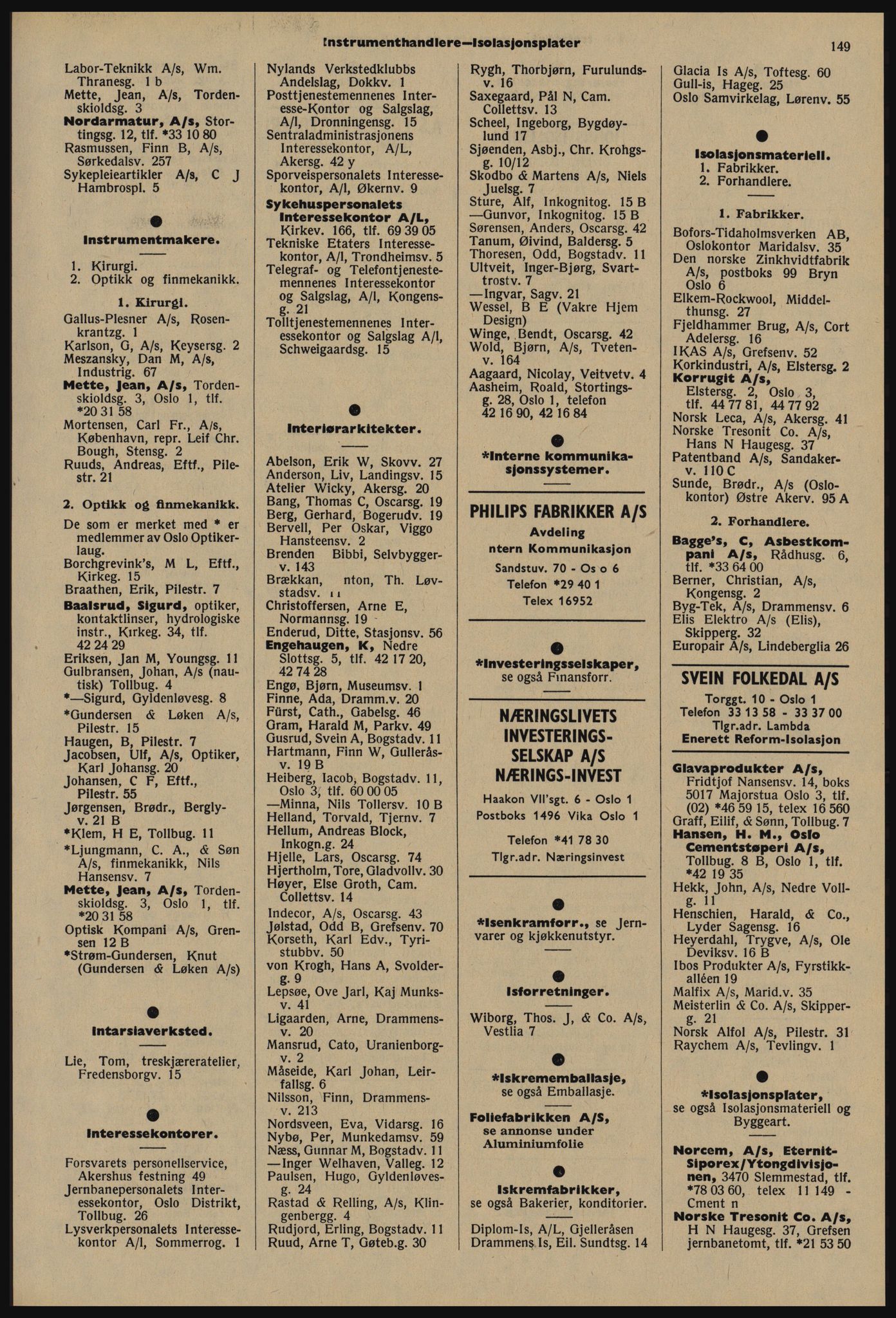 Kristiania/Oslo adressebok, PUBL/-, 1977-1978, s. 149