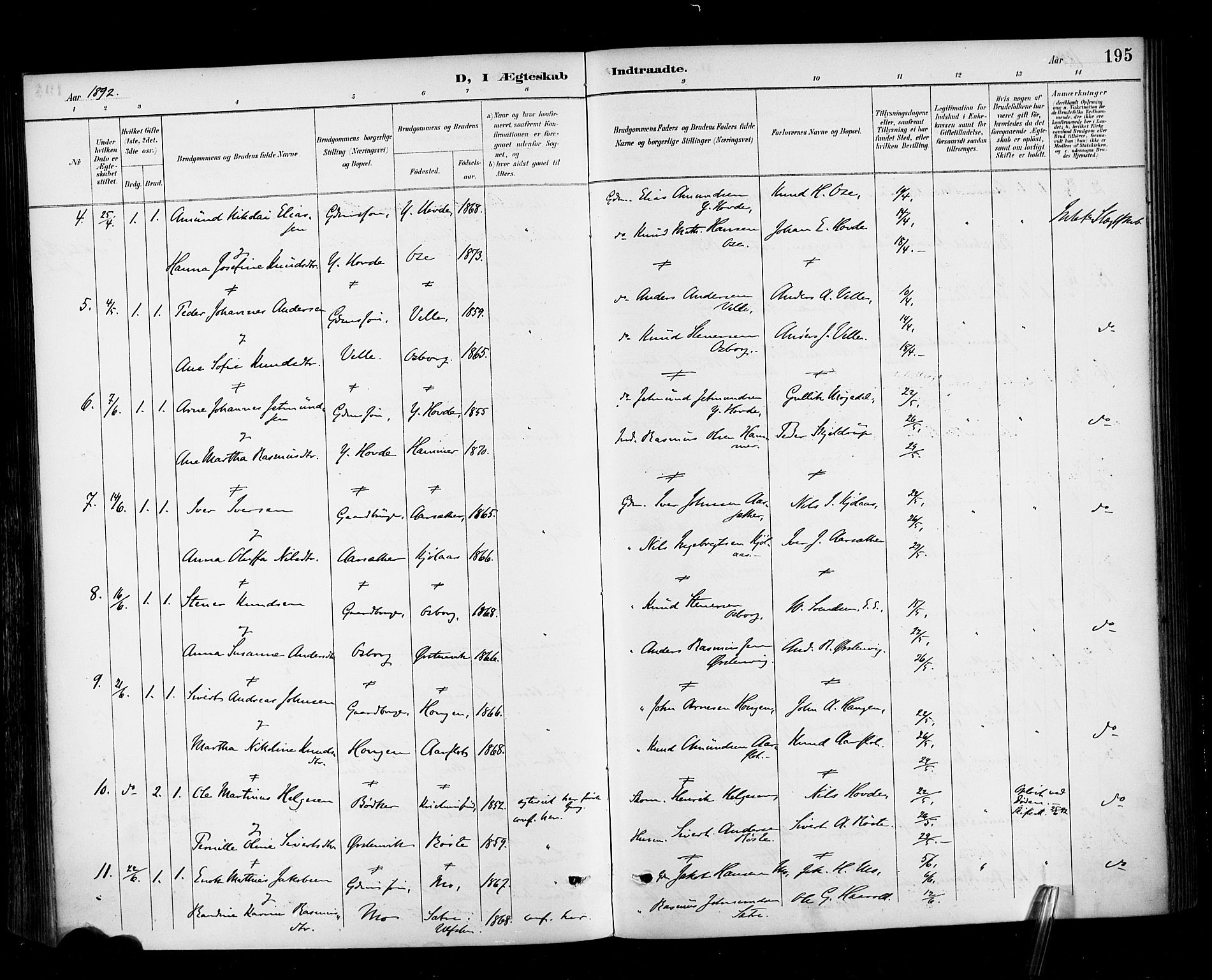 Ministerialprotokoller, klokkerbøker og fødselsregistre - Møre og Romsdal, SAT/A-1454/513/L0177: Ministerialbok nr. 513A04, 1890-1906, s. 195