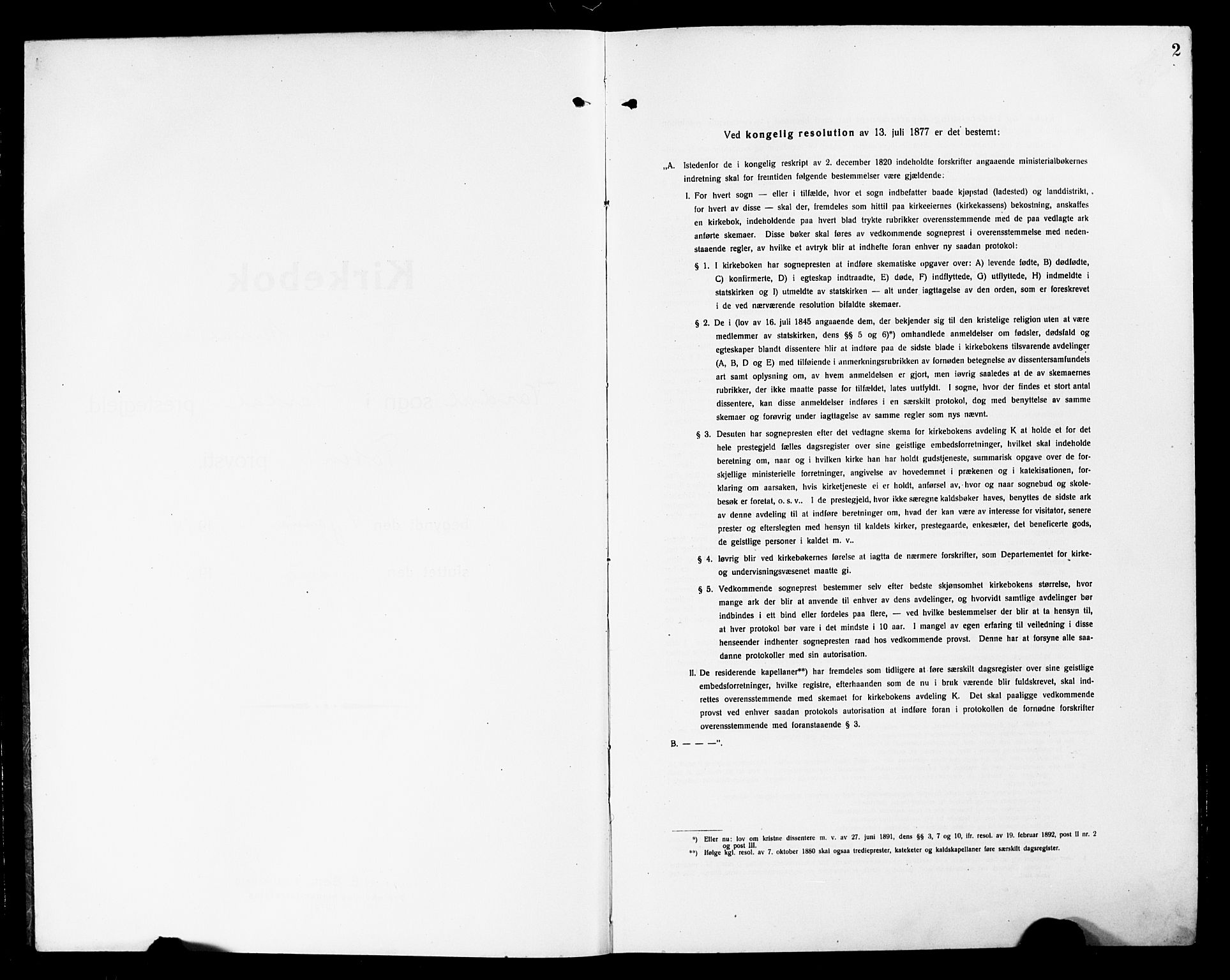 Vardal prestekontor, SAH/PREST-100/H/Ha/Hab/L0015: Klokkerbok nr. 15, 1914-1931, s. 2