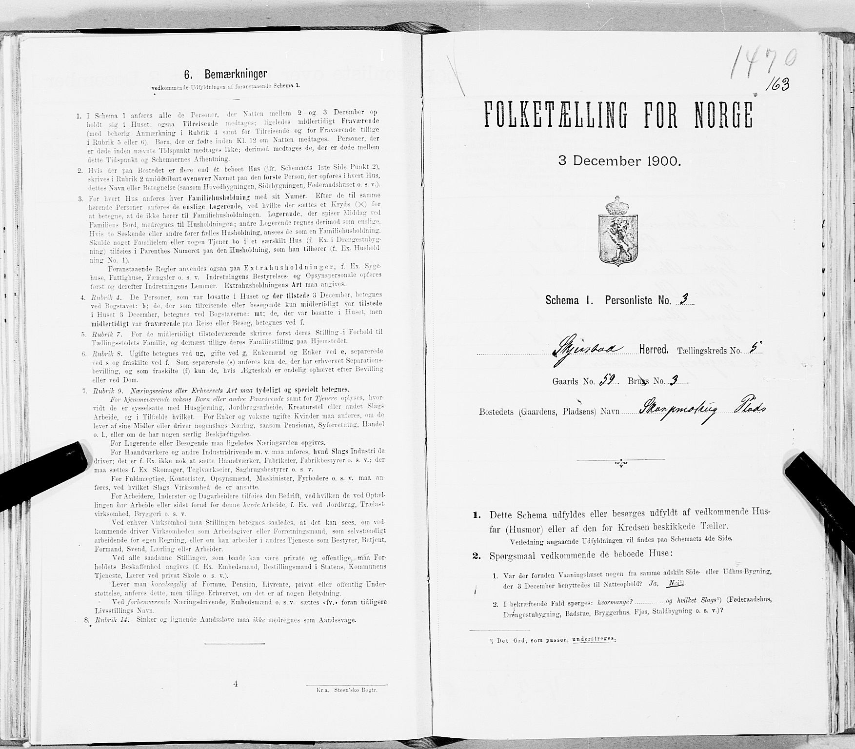 SAT, Folketelling 1900 for 1842 Skjerstad herred, 1900, s. 676