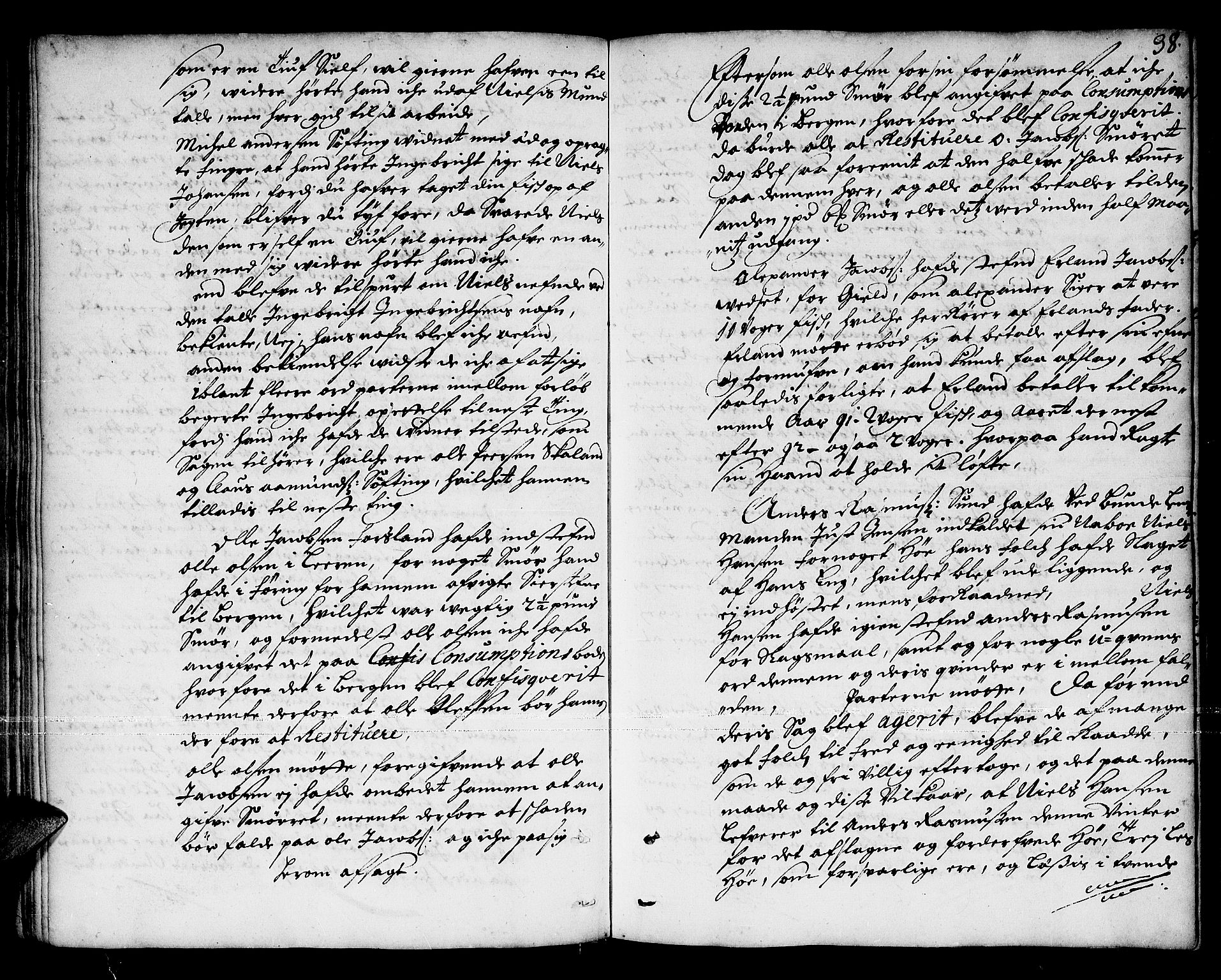 Helgeland sorenskriveri, SAT/A-0004/1/1A/L0001: Tingbok 1, 1690-1693, s. 37b-38a