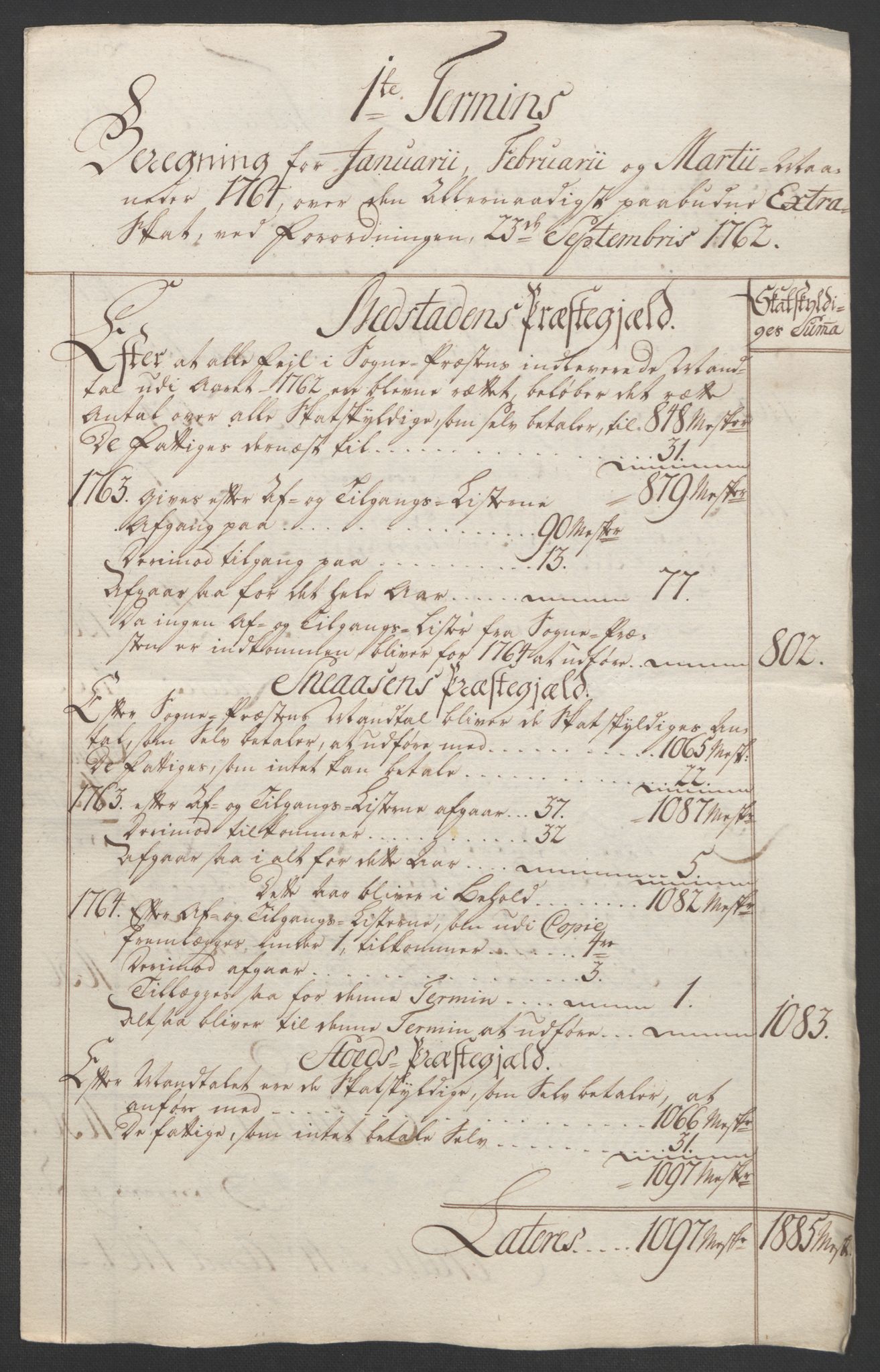 Rentekammeret inntil 1814, Realistisk ordnet avdeling, RA/EA-4070/Ol/L0020/0003: [Gg 10]: Ekstraskatten, 23.09.1762. Romsdal, Strinda, Selbu, Inderøy. / Inderøy, 1762-1764, s. 116