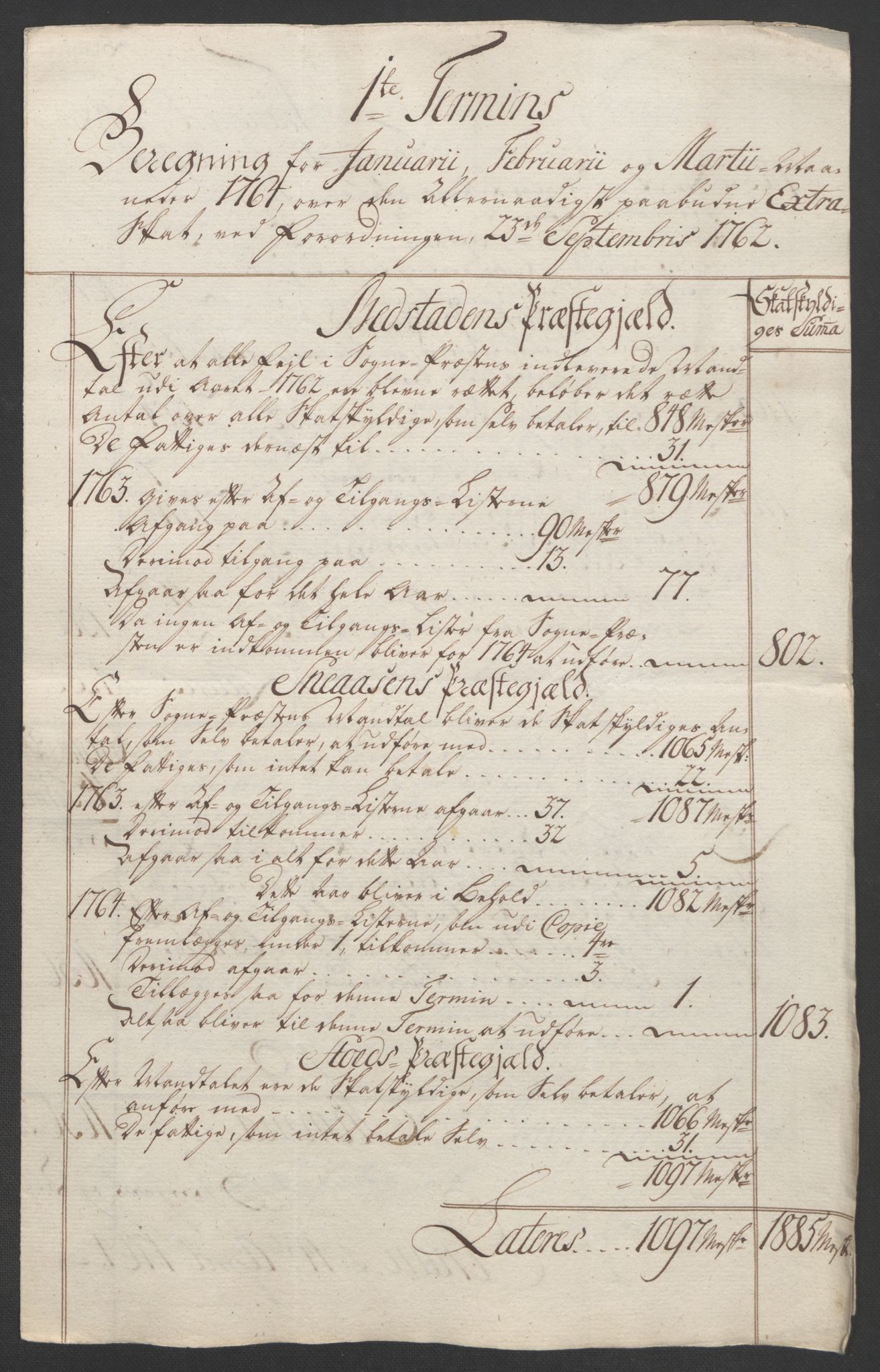 Rentekammeret inntil 1814, Realistisk ordnet avdeling, AV/RA-EA-4070/Ol/L0020/0003: [Gg 10]: Ekstraskatten, 23.09.1762. Romsdal, Strinda, Selbu, Inderøy. / Inderøy, 1762-1764, s. 116