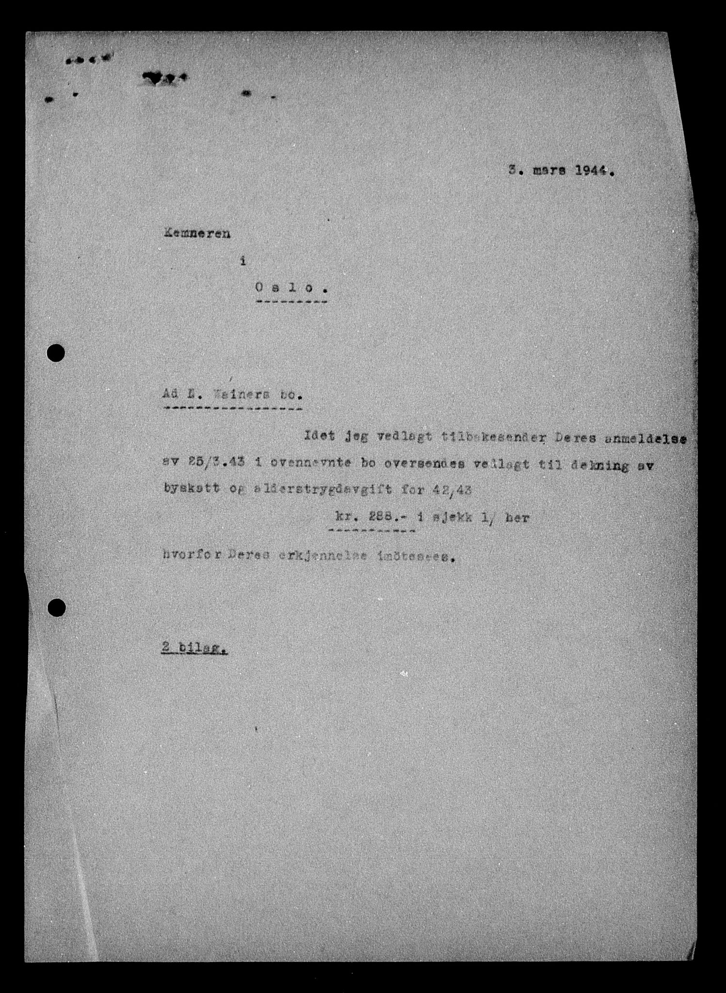 Justisdepartementet, Tilbakeføringskontoret for inndratte formuer, AV/RA-S-1564/H/Hc/Hcc/L0985: --, 1945-1947, s. 48