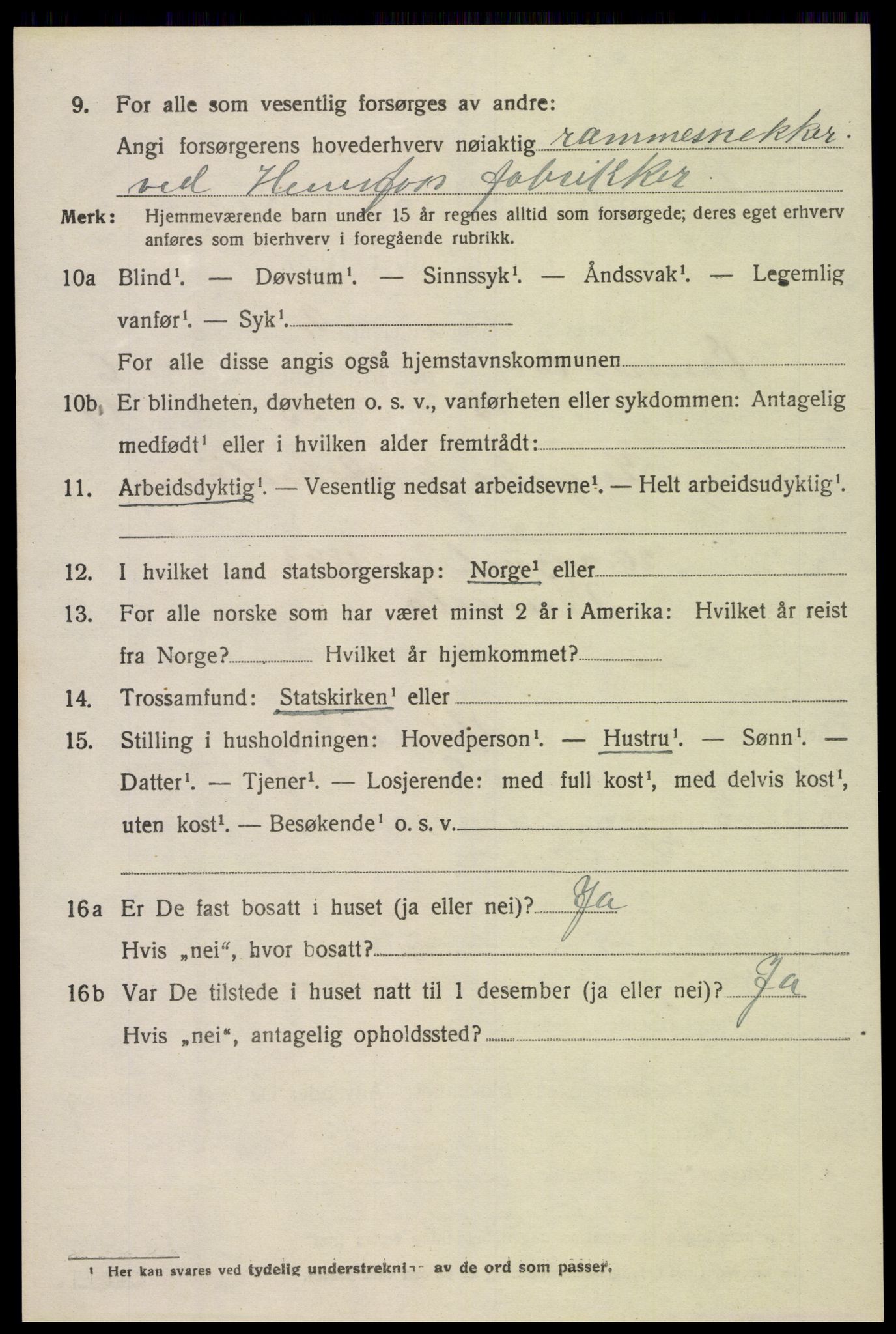 SAK, Folketelling 1920 for 1014 Vennesla herred, 1920, s. 4491