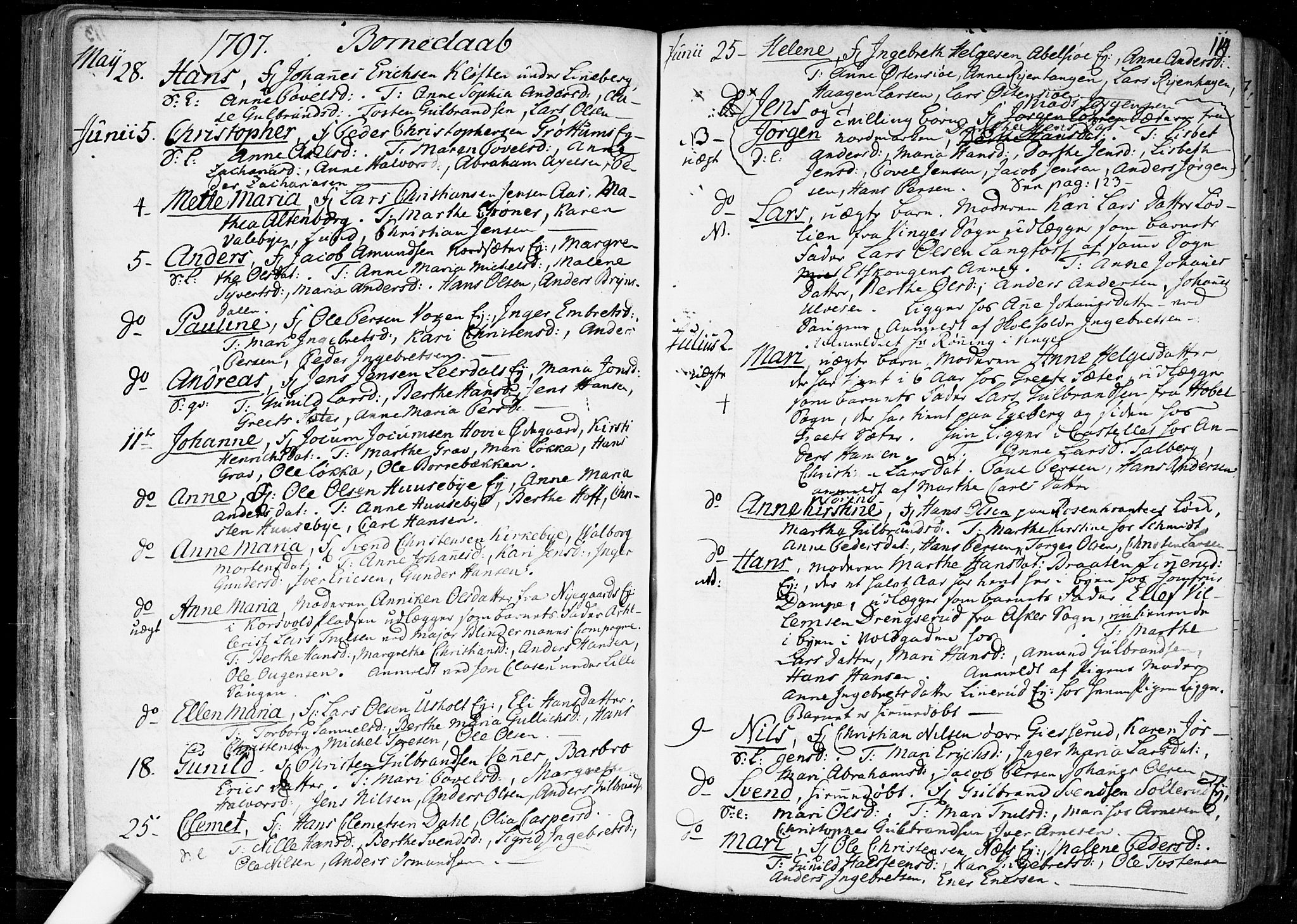 Aker prestekontor kirkebøker, AV/SAO-A-10861/F/L0010: Ministerialbok nr. 10, 1786-1809, s. 114