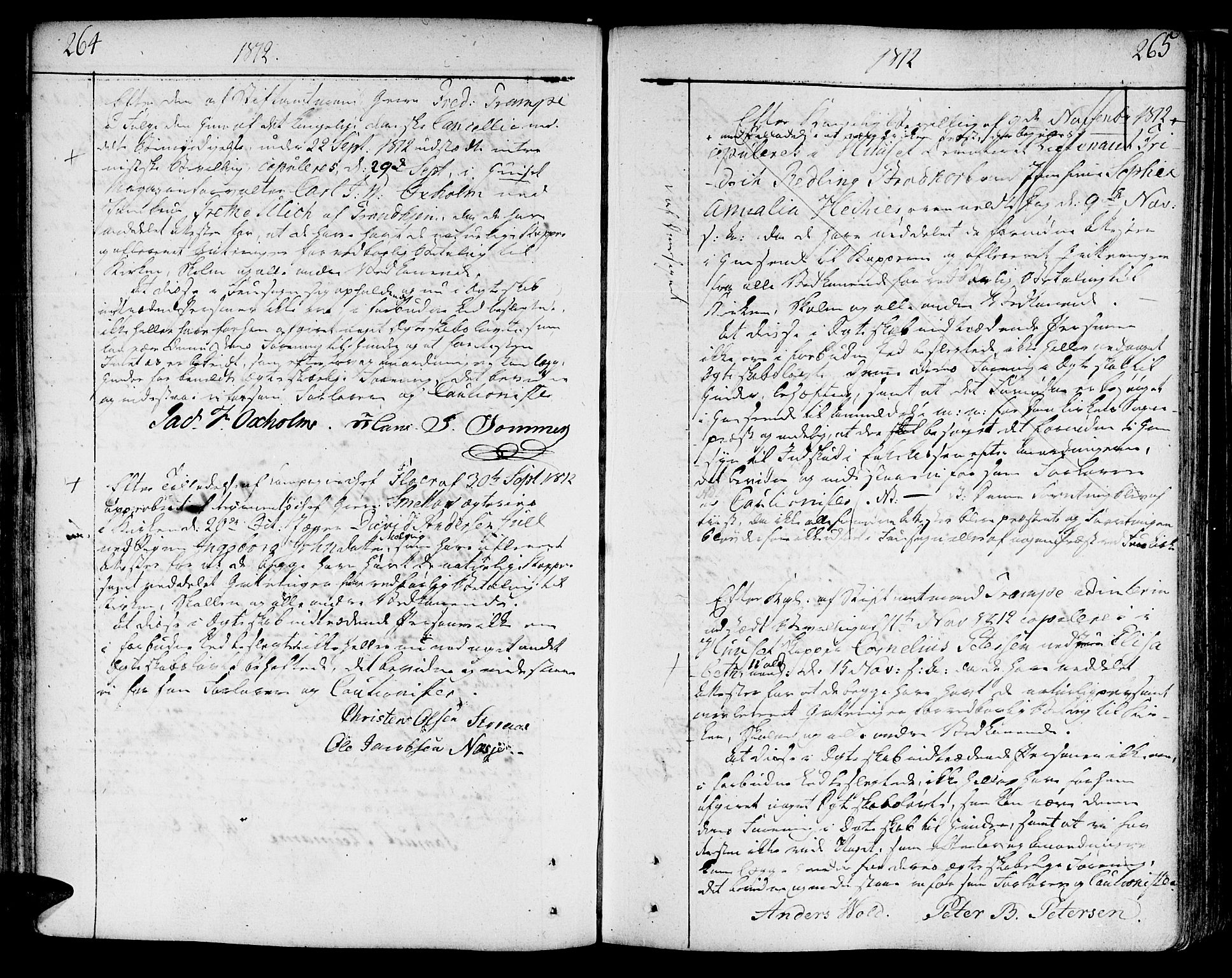 Ministerialprotokoller, klokkerbøker og fødselsregistre - Sør-Trøndelag, SAT/A-1456/602/L0105: Ministerialbok nr. 602A03, 1774-1814, s. 264-265