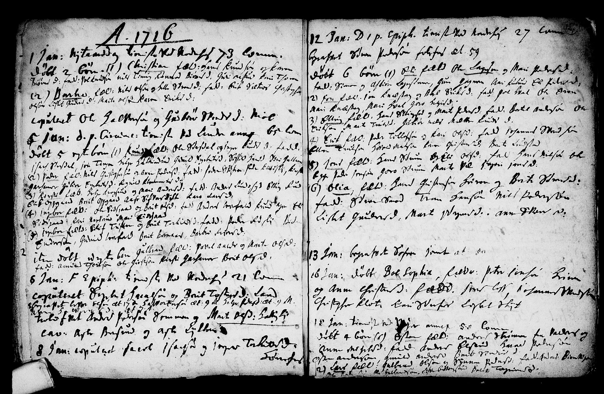 Norderhov kirkebøker, AV/SAKO-A-237/F/Fa/L0001: Ministerialbok nr. 1, 1704-1716, s. 127