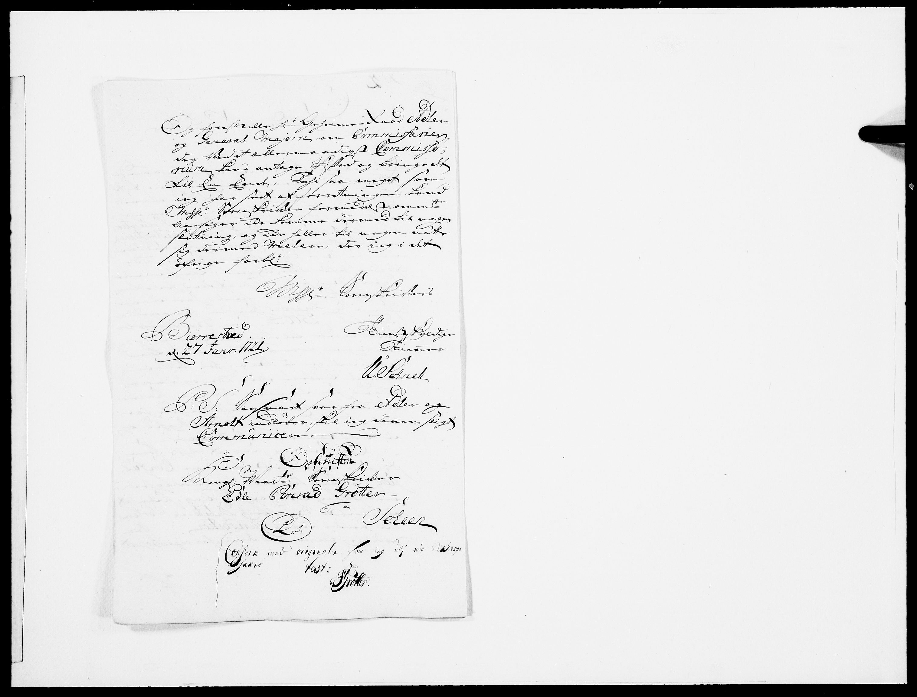 Danske Kanselli 1572-1799, AV/RA-EA-3023/F/Fc/Fcc/Fcca/L0095: Norske innlegg 1572-1799, 1724, s. 265