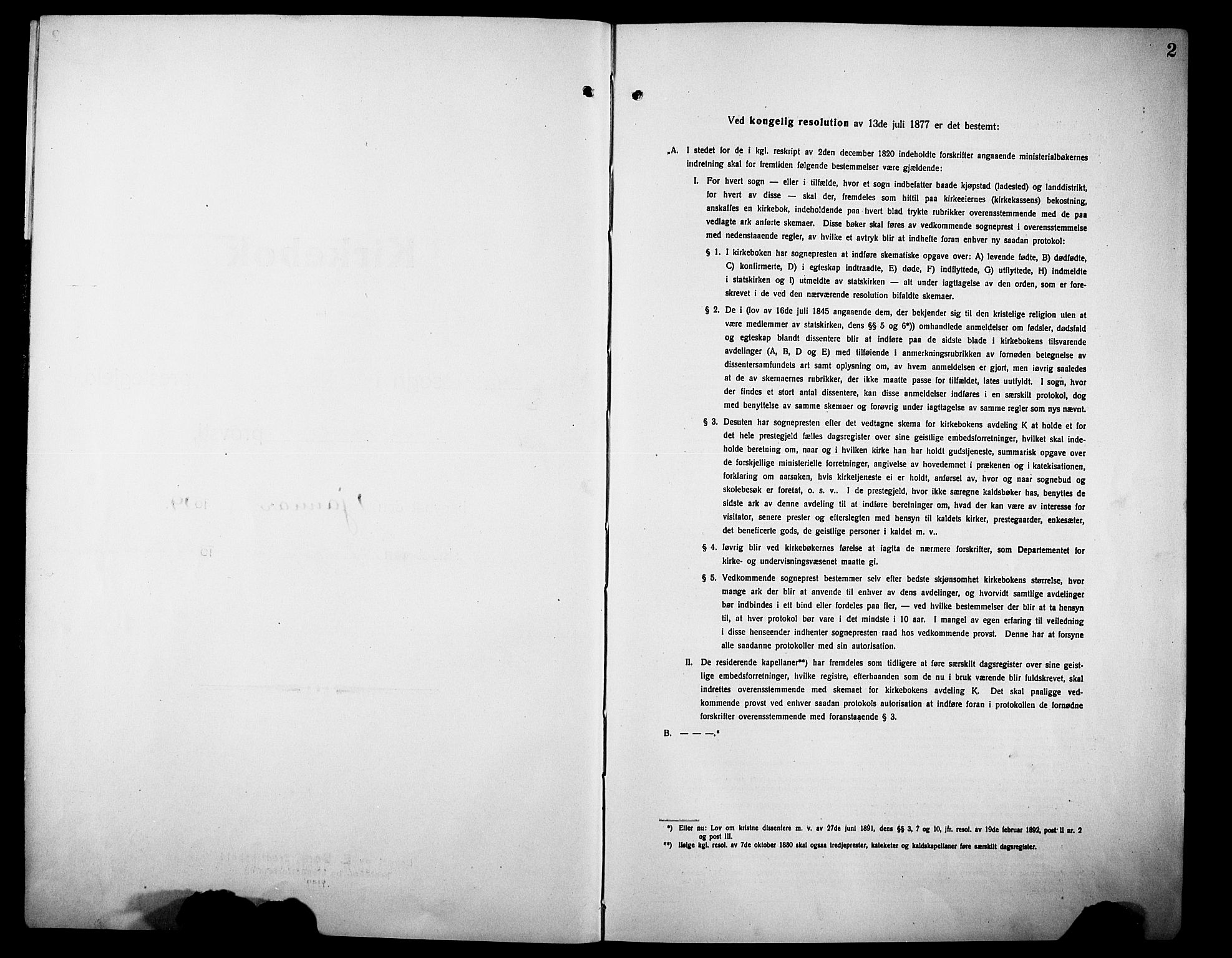 Elverum prestekontor, SAH/PREST-044/H/Ha/Hab/L0013: Klokkerbok nr. 13, 1919-1933, s. 2